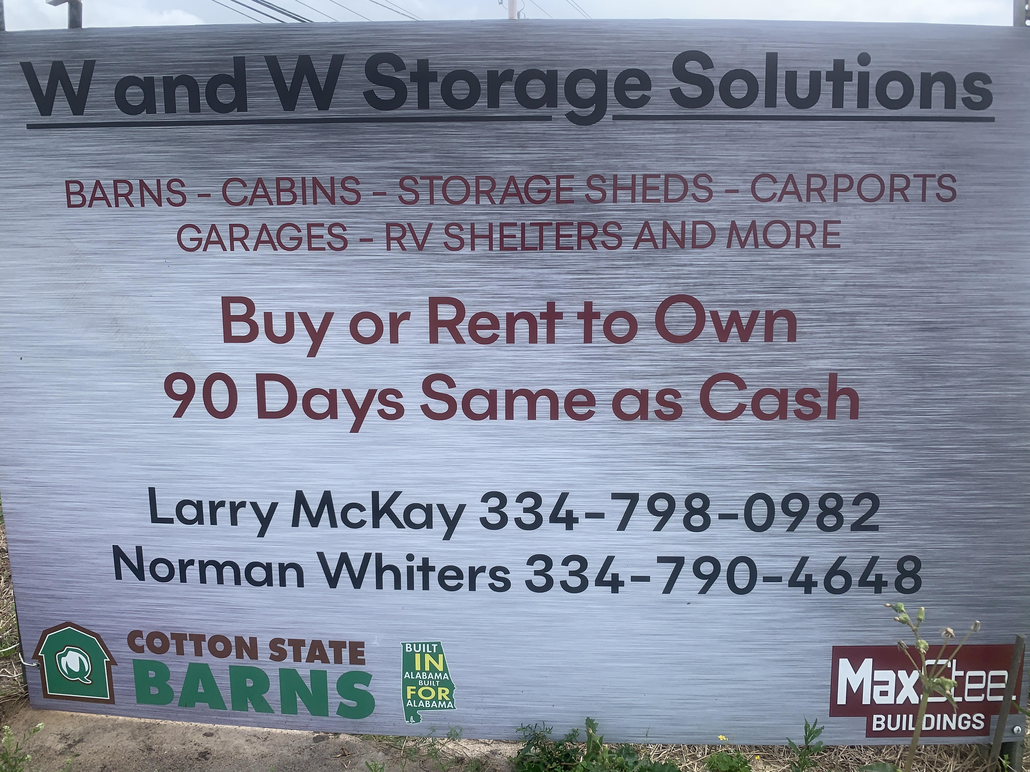 Dothan, AL #3-CTH-W&WStorageSol-N.Whiters logo