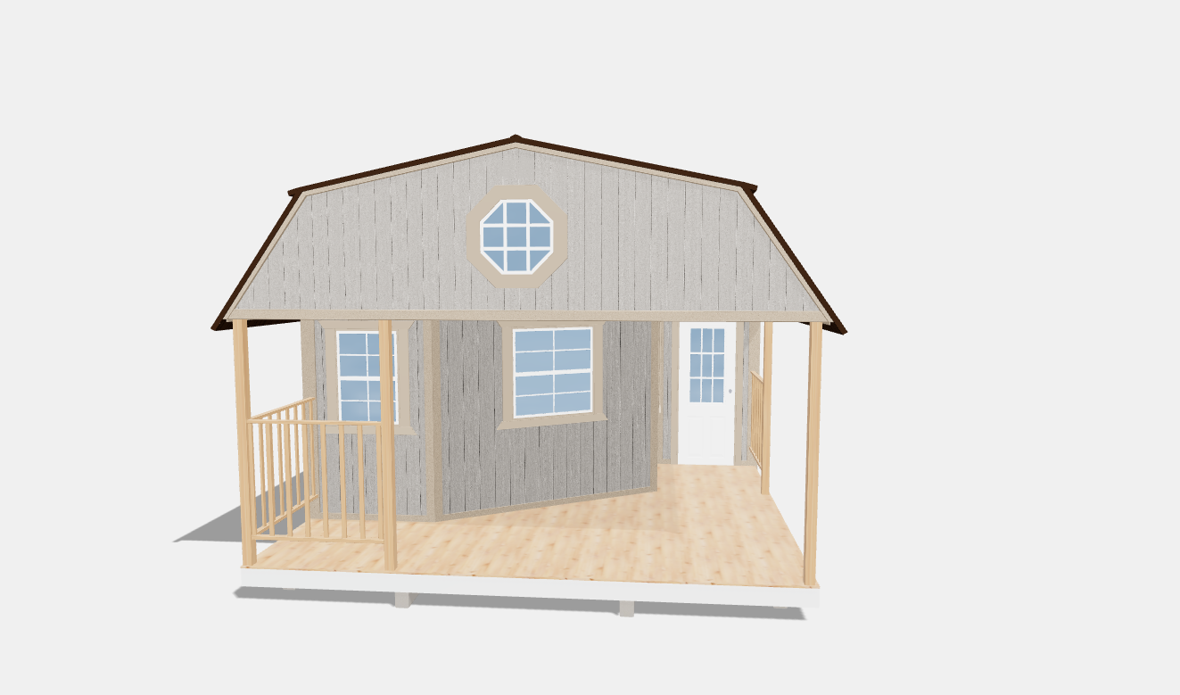 16×40 Deluxe Lofted Barn Cabin