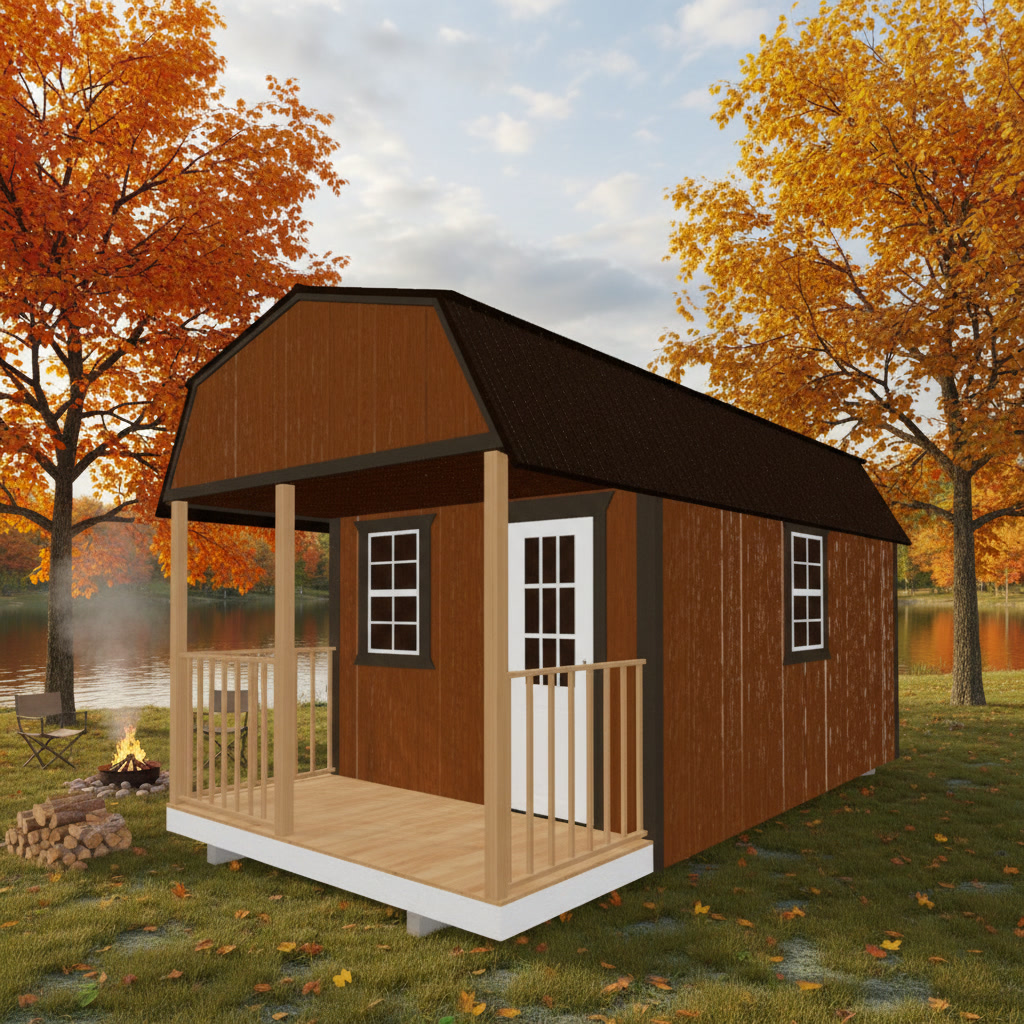 10×18 Lofted Barn Cabin in Plymouth, IN