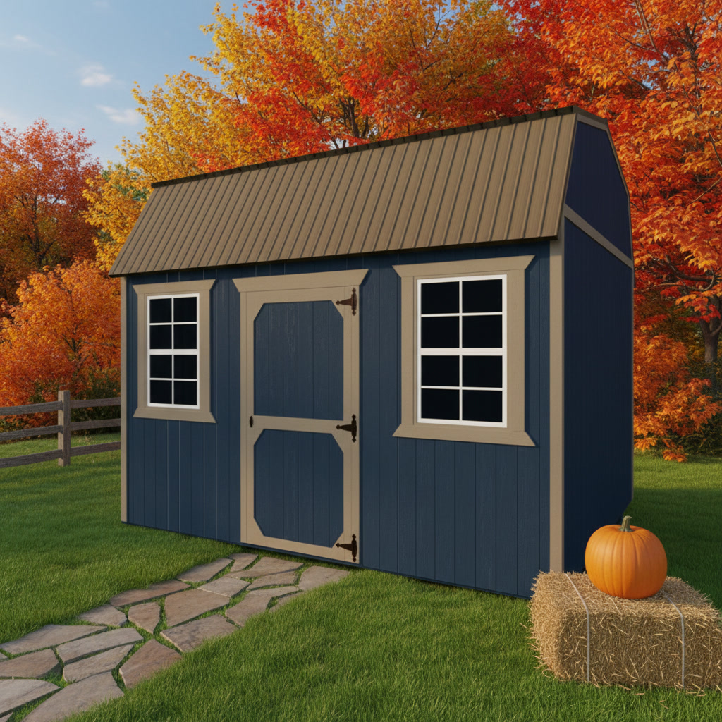 10×12 Side Lofted Barn