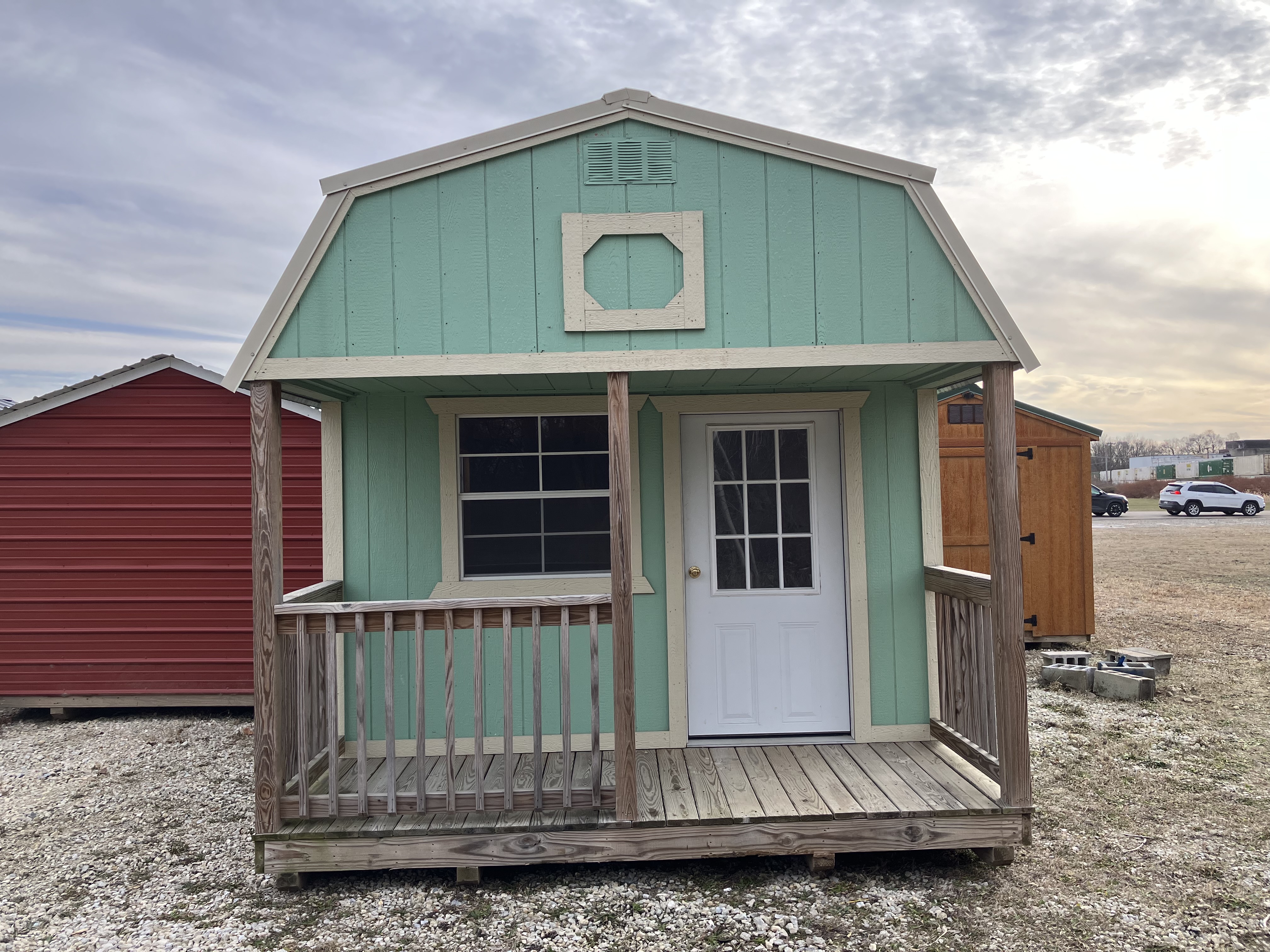 12×24 Lofted Barn Cabin in Muncie, IN