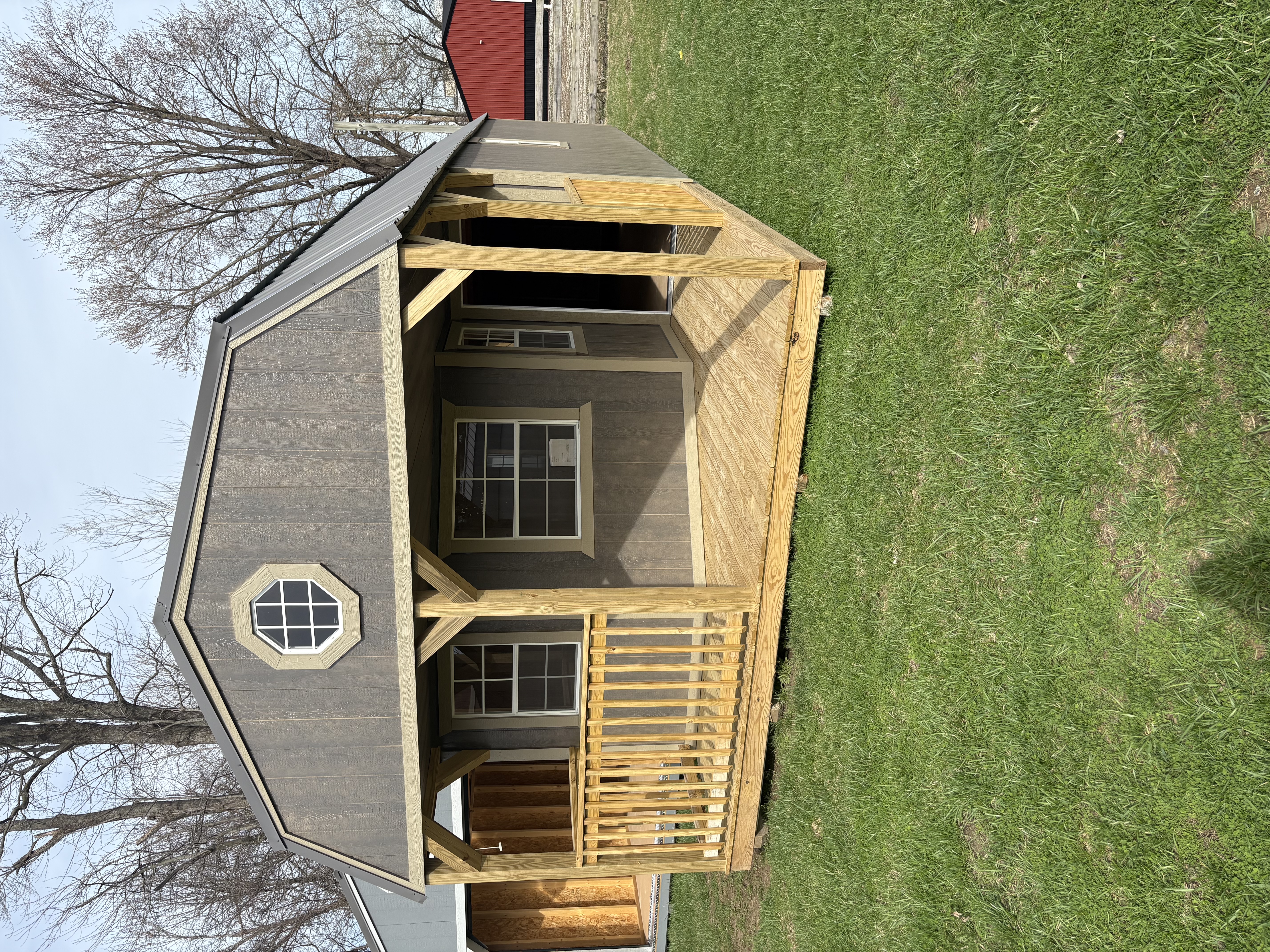 14×40 Deluxe Lofted Barn Cabin in Scottsburg #2, IN