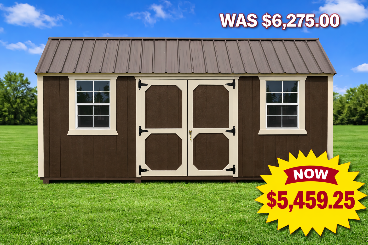10×20 Side Lofted Barn
