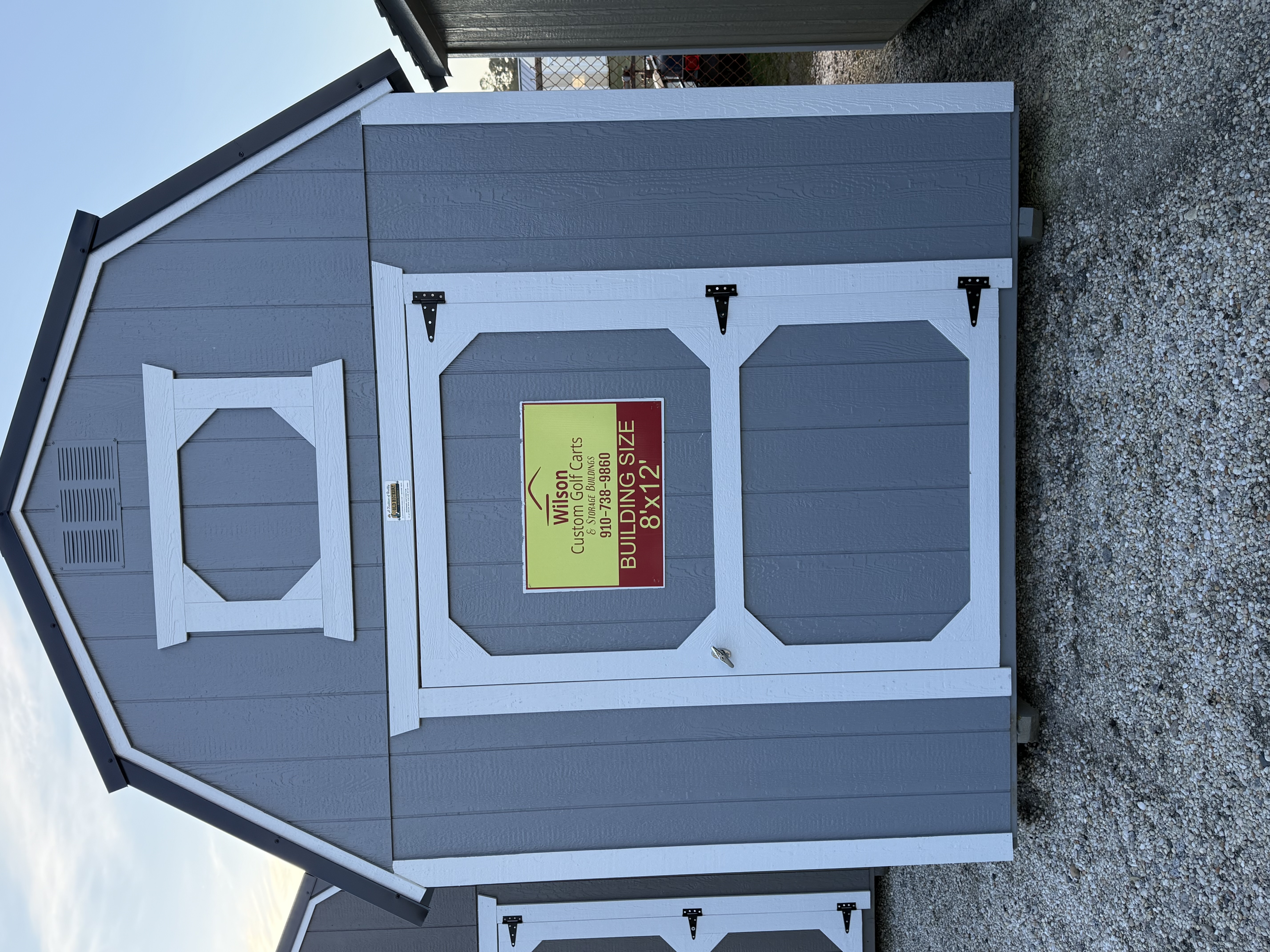 8 x 12 Lofted Barn – 1