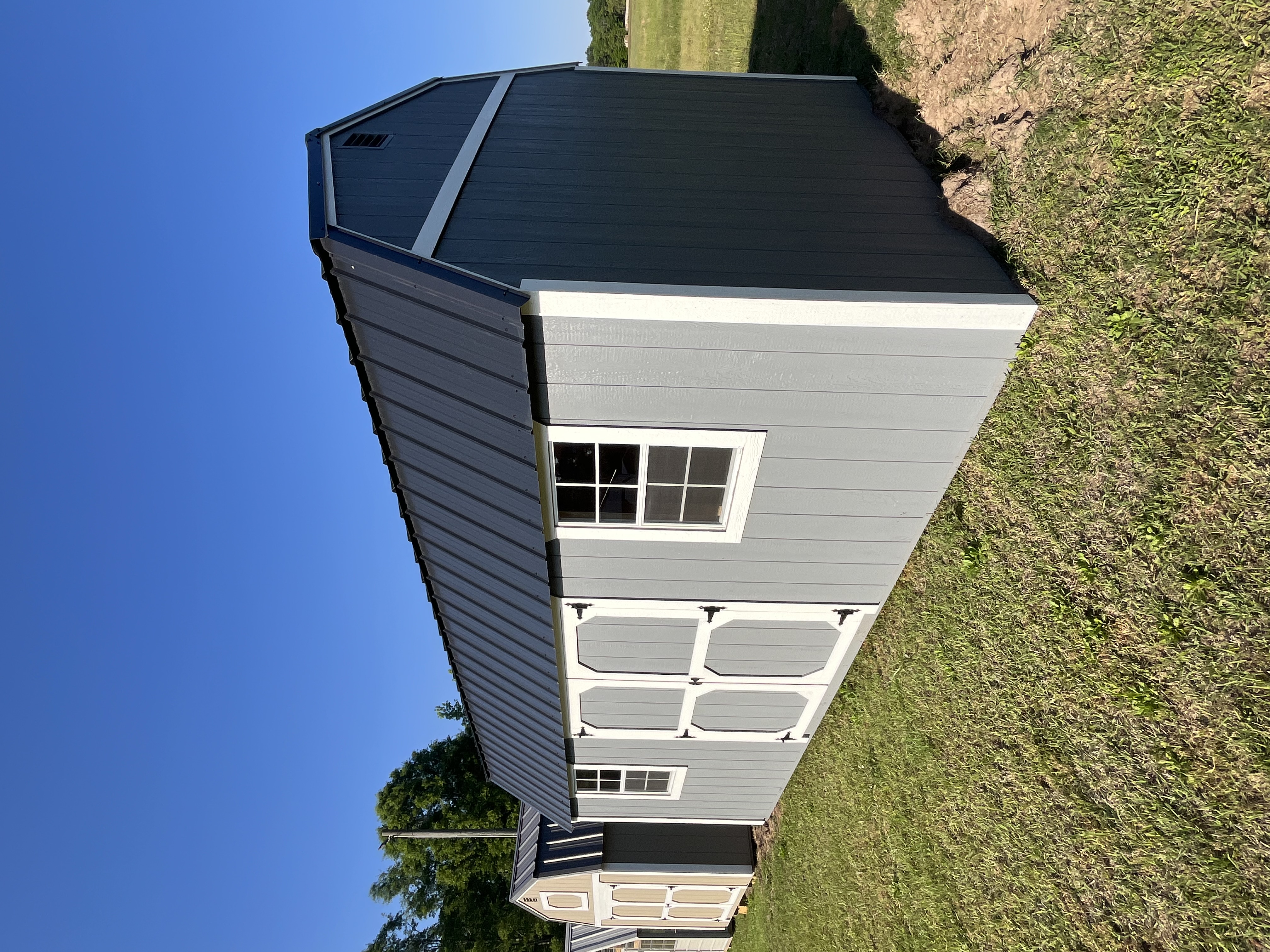 10 × 20 side lofted barn shed for sale in Tallassee, Alabama - photo 2