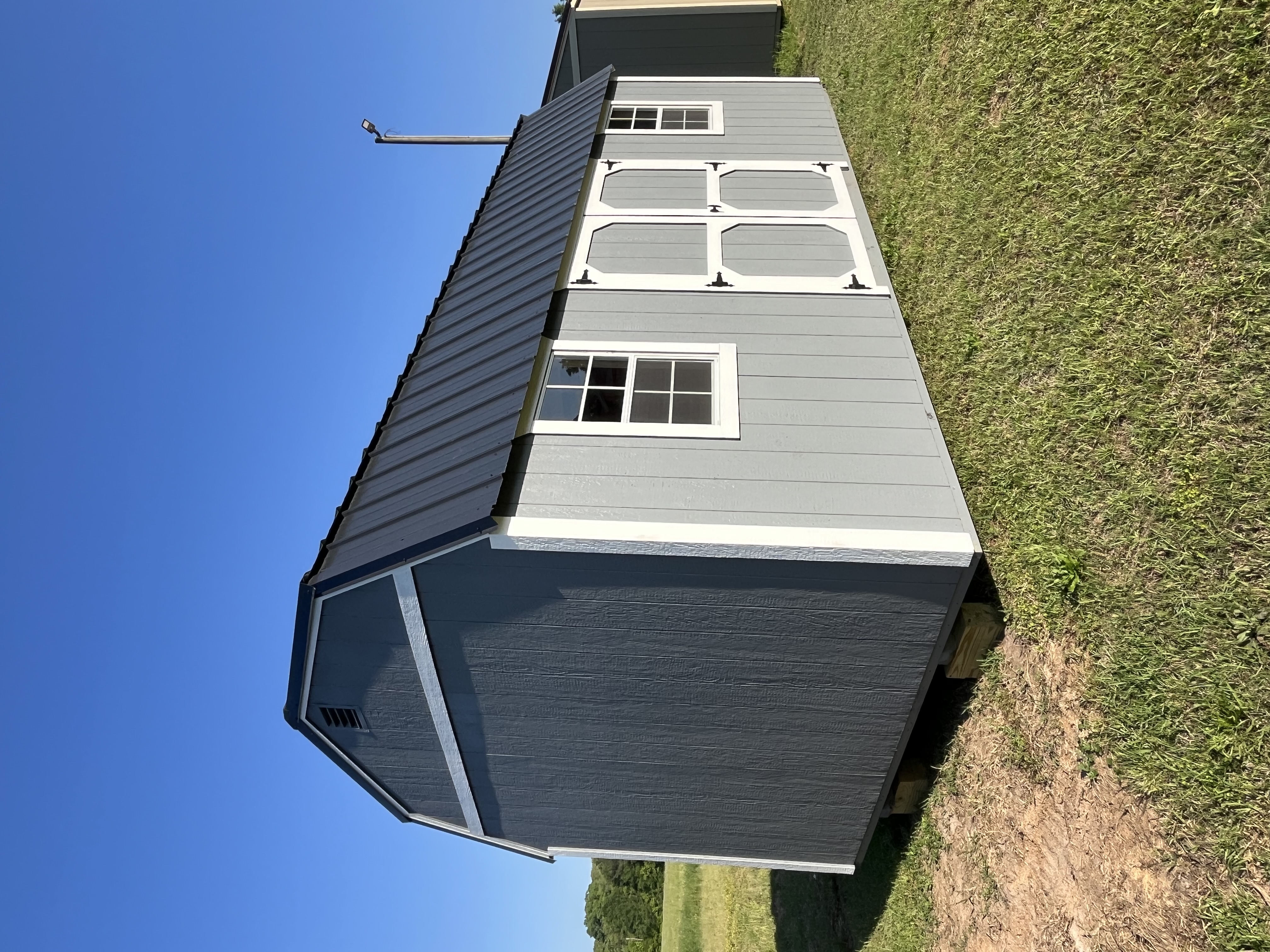 10 × 20 side lofted barn shed for sale in Tallassee, Alabama - photo 3