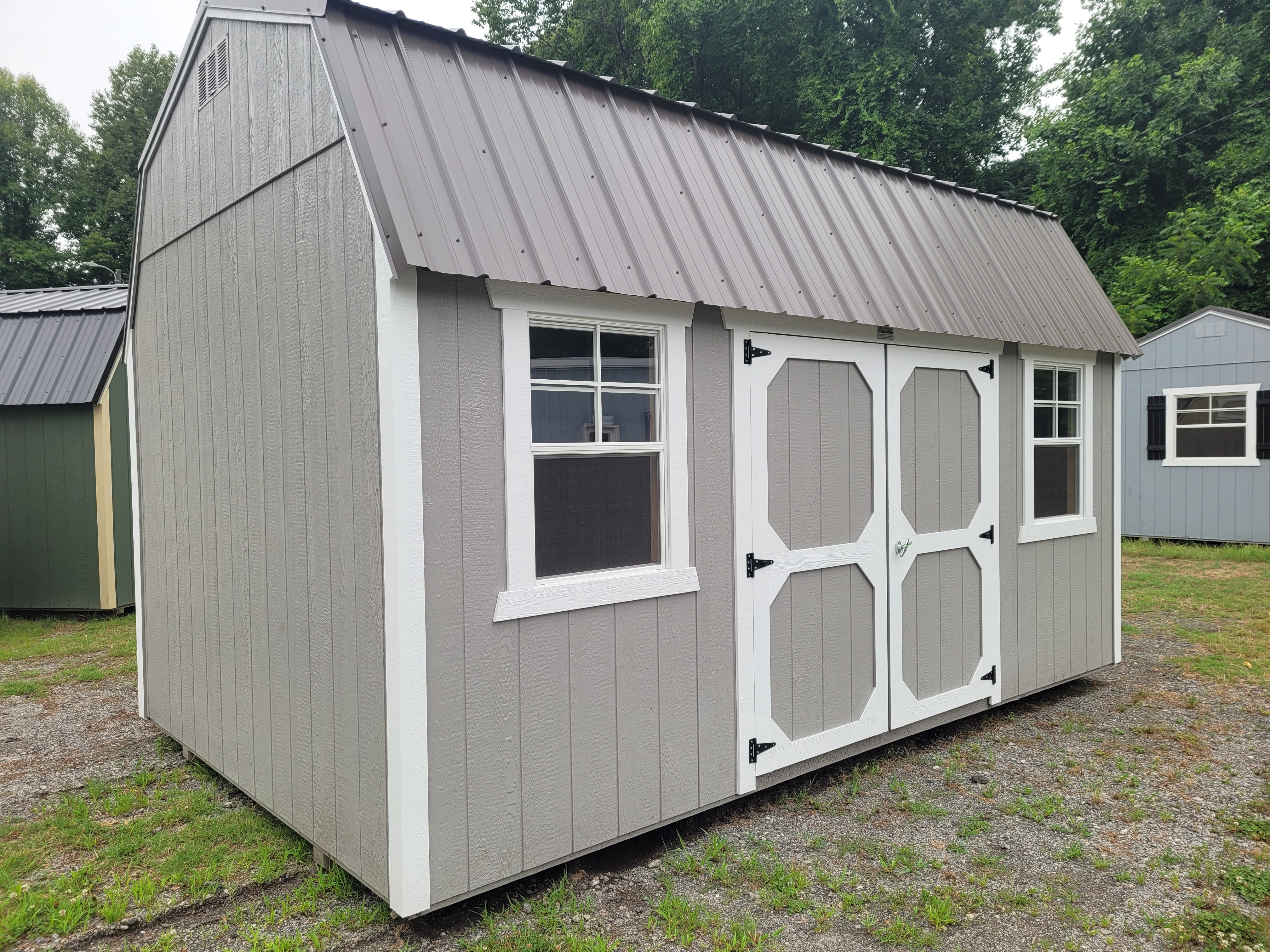 10 x 16 Lofted Barn at State Road, NC-NewEarthCompany-S. Boggess in State Road, NC