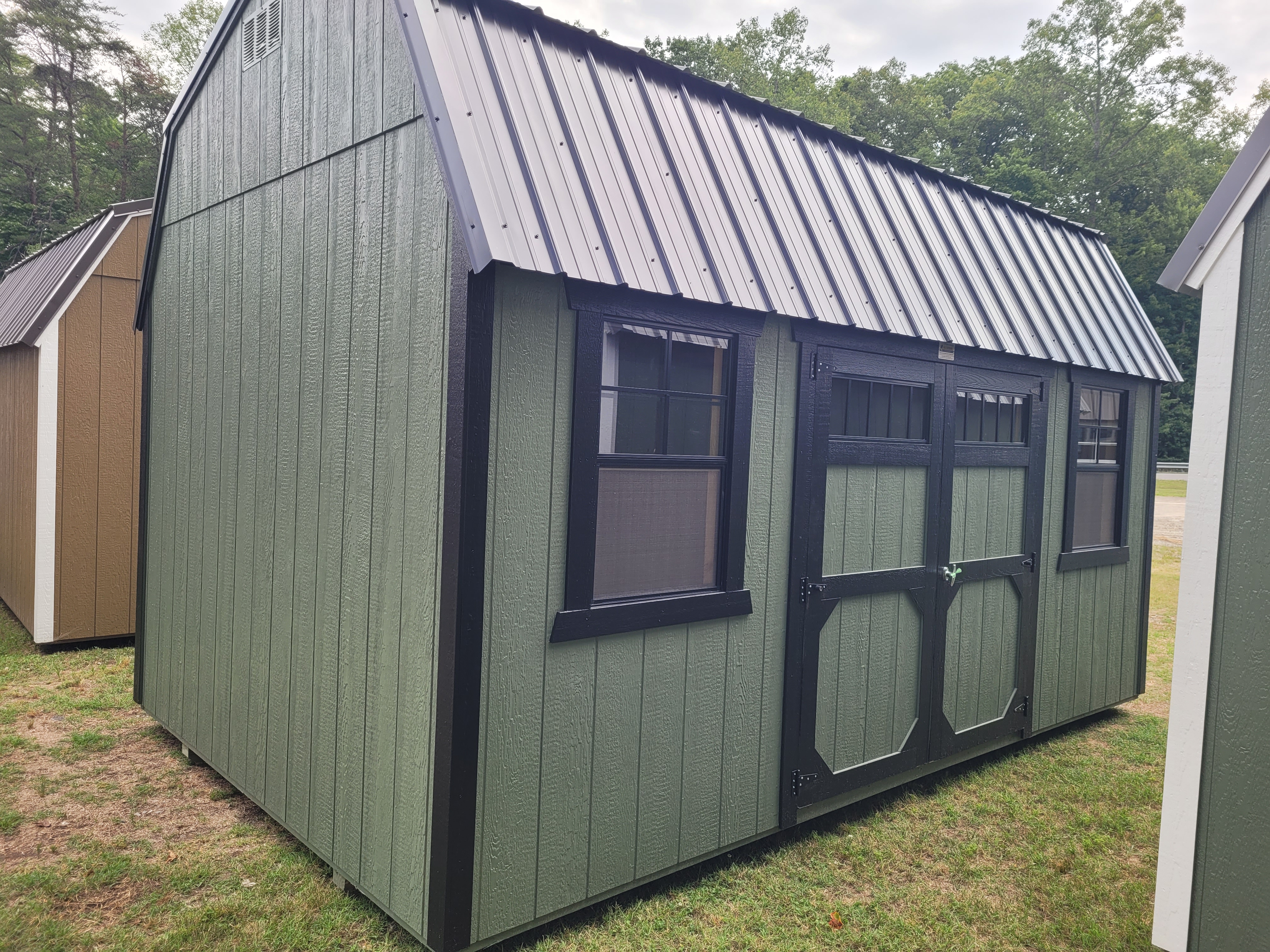 10 x 16 Lofted Barn at State Road, NC-NewEarthCompany-S. Boggess in State Road, NC