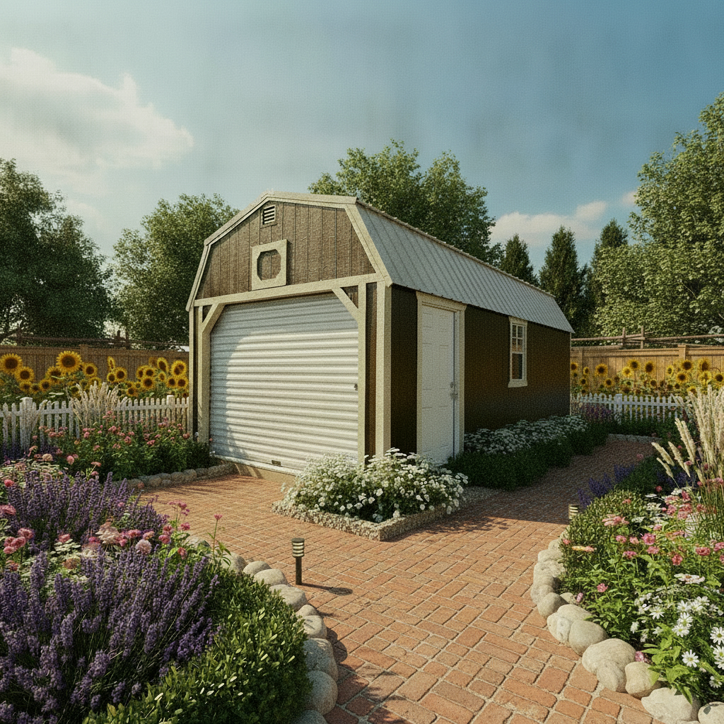 12x24 Lofted Garage for sale near Fort Wayne, IN