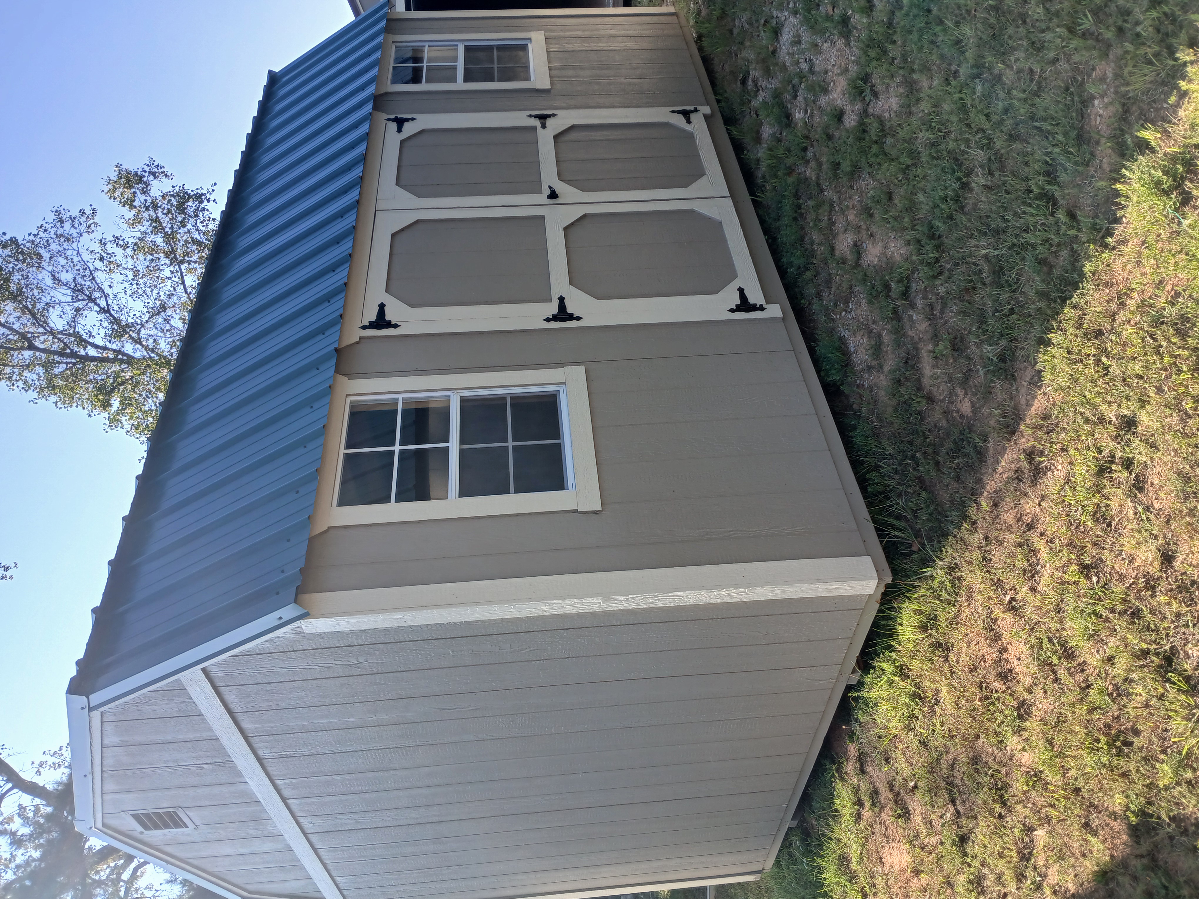 10x16 Side Lofted Barn for sale near Oxford, AL
