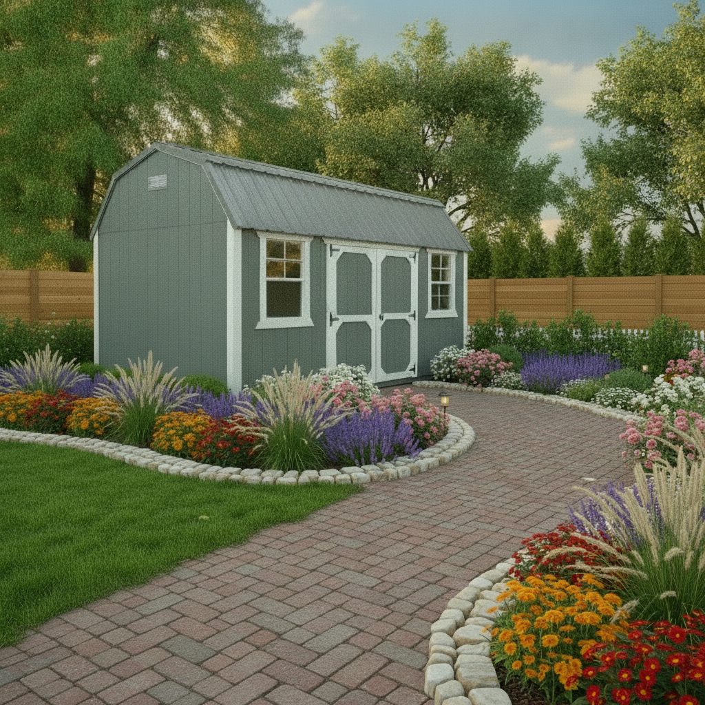 10x16 Side Lofted Barn for sale near South Bend, IN