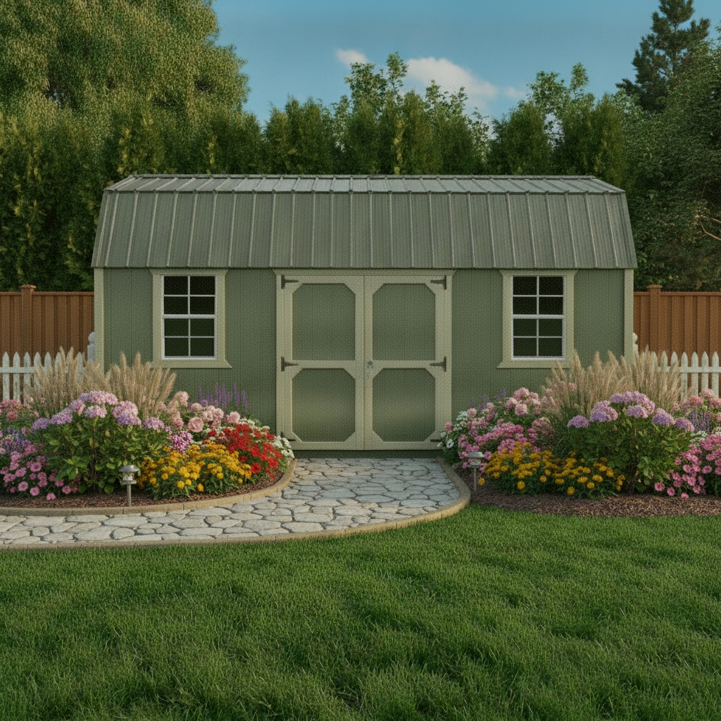 10x20 Side Lofted Barn for sale near South Bend, IN