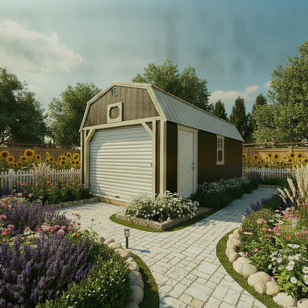 12x24 Lofted Garage for sale near South Bend, IN