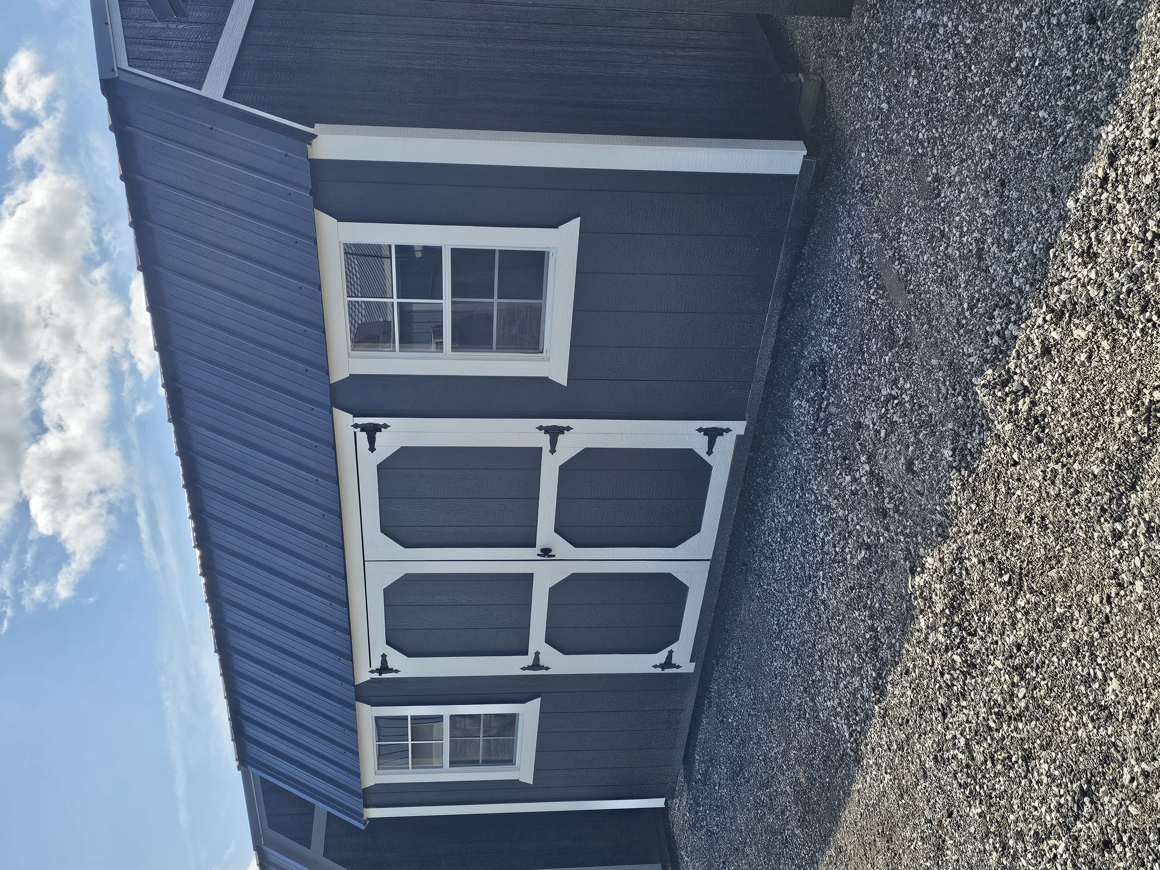 10×16 Side Lofted Barn in Westville, IL