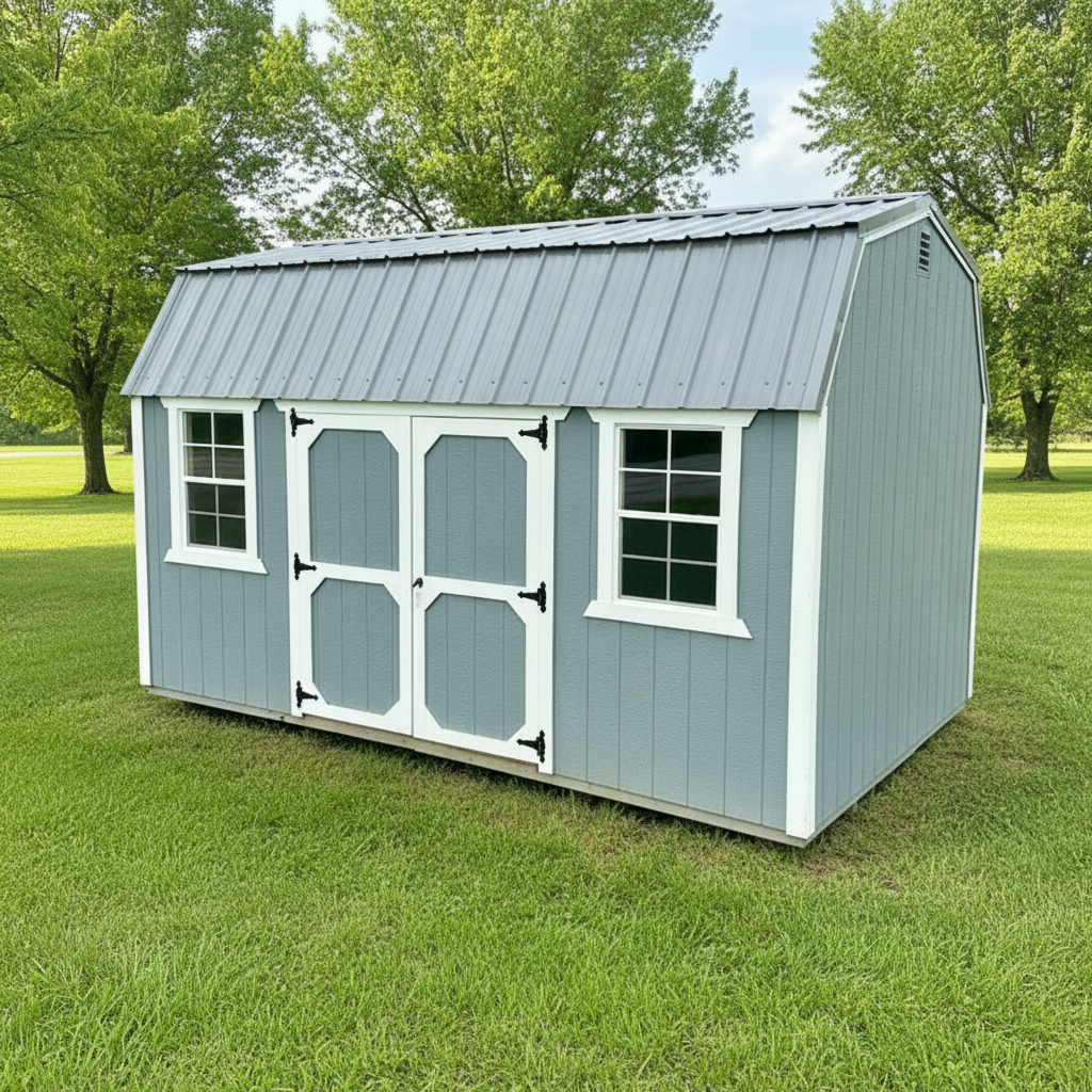 10×16 Side Lofted Barn in Fremont, IN