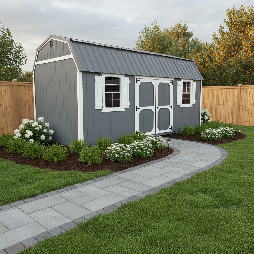 10×20 Side Lofted Barn
