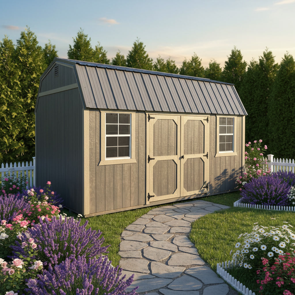 10×16 Side Lofted Barn