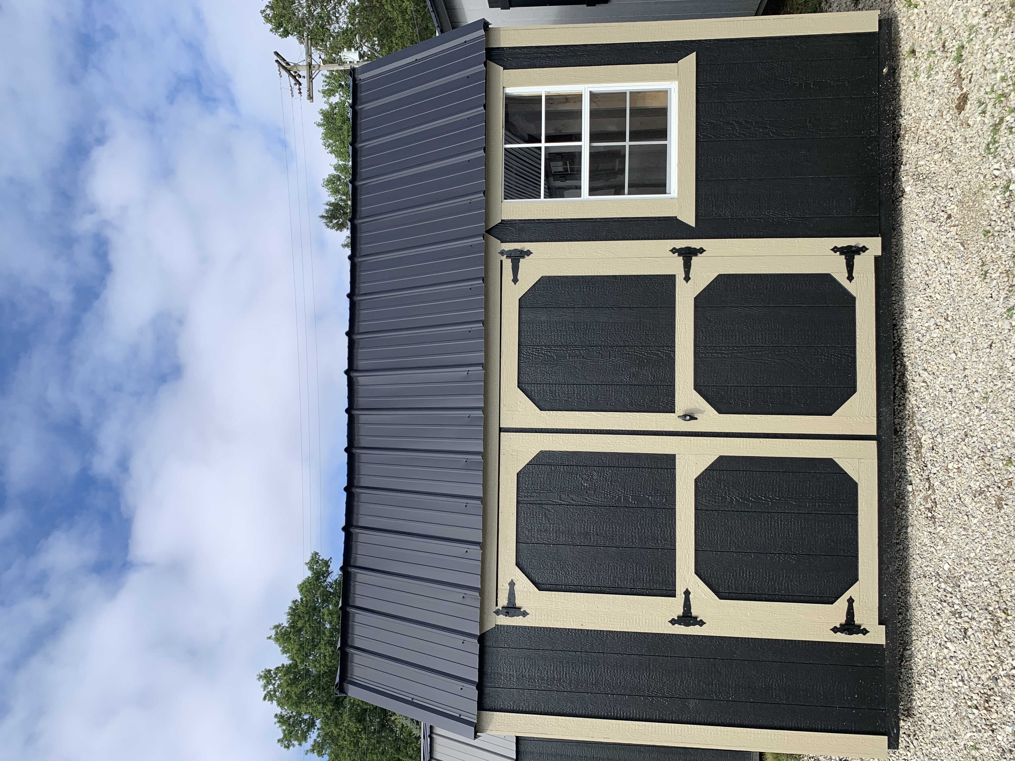 8×12 Side Lofted Barn in Romney, IN
