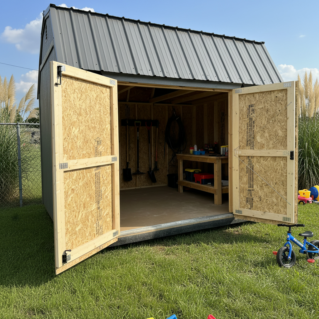 10×12 Side Lofted Barn in Boody, IL