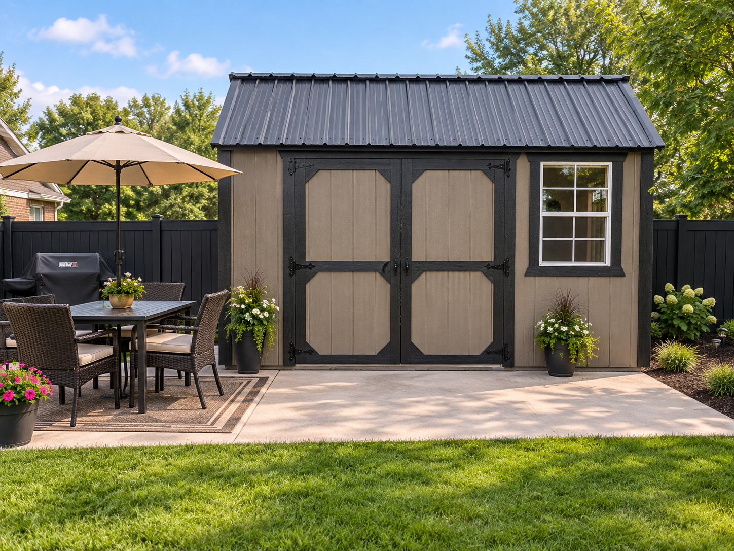 10×12 Side Lofted Barn in Newburgh, IN