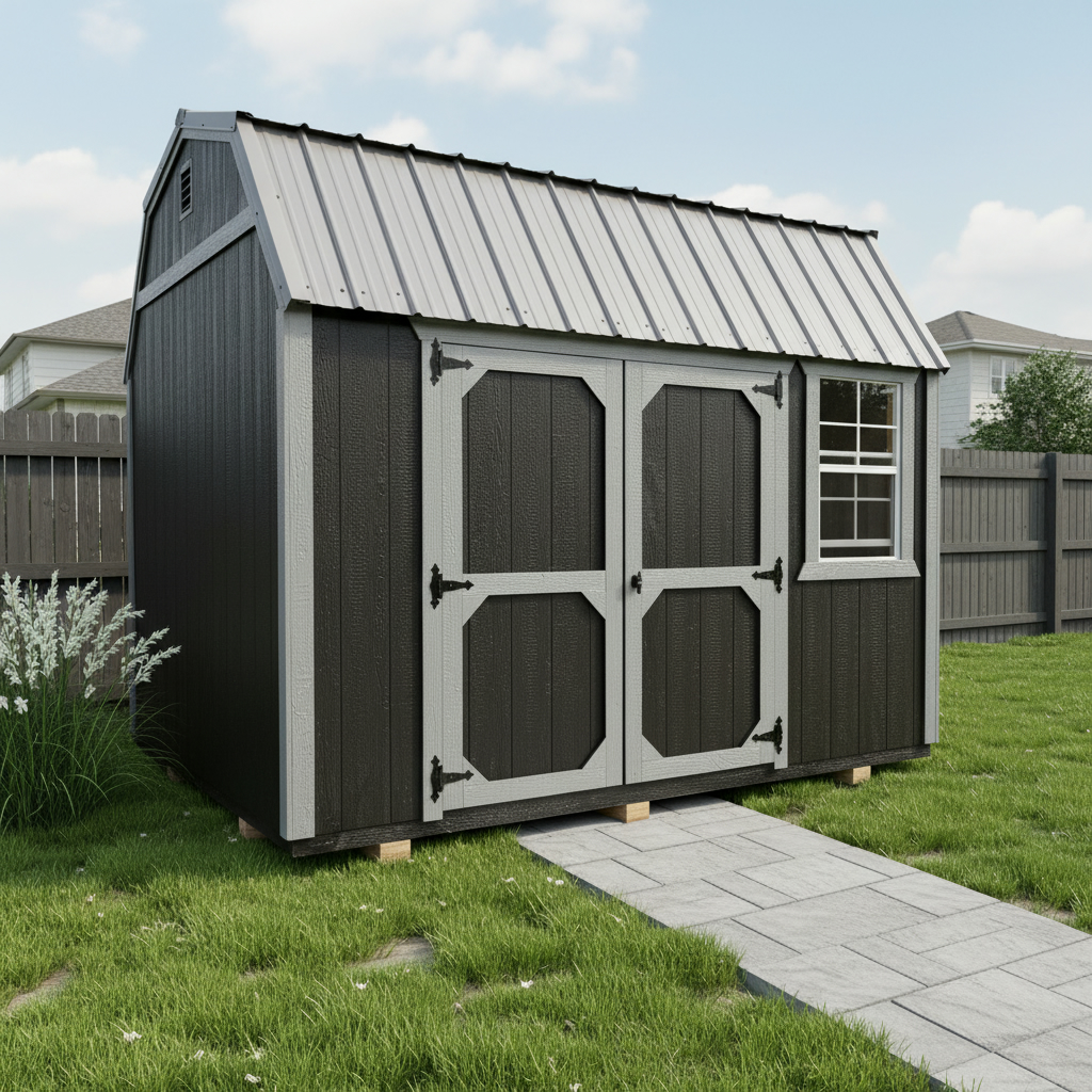 10×12 Side Lofted Barn