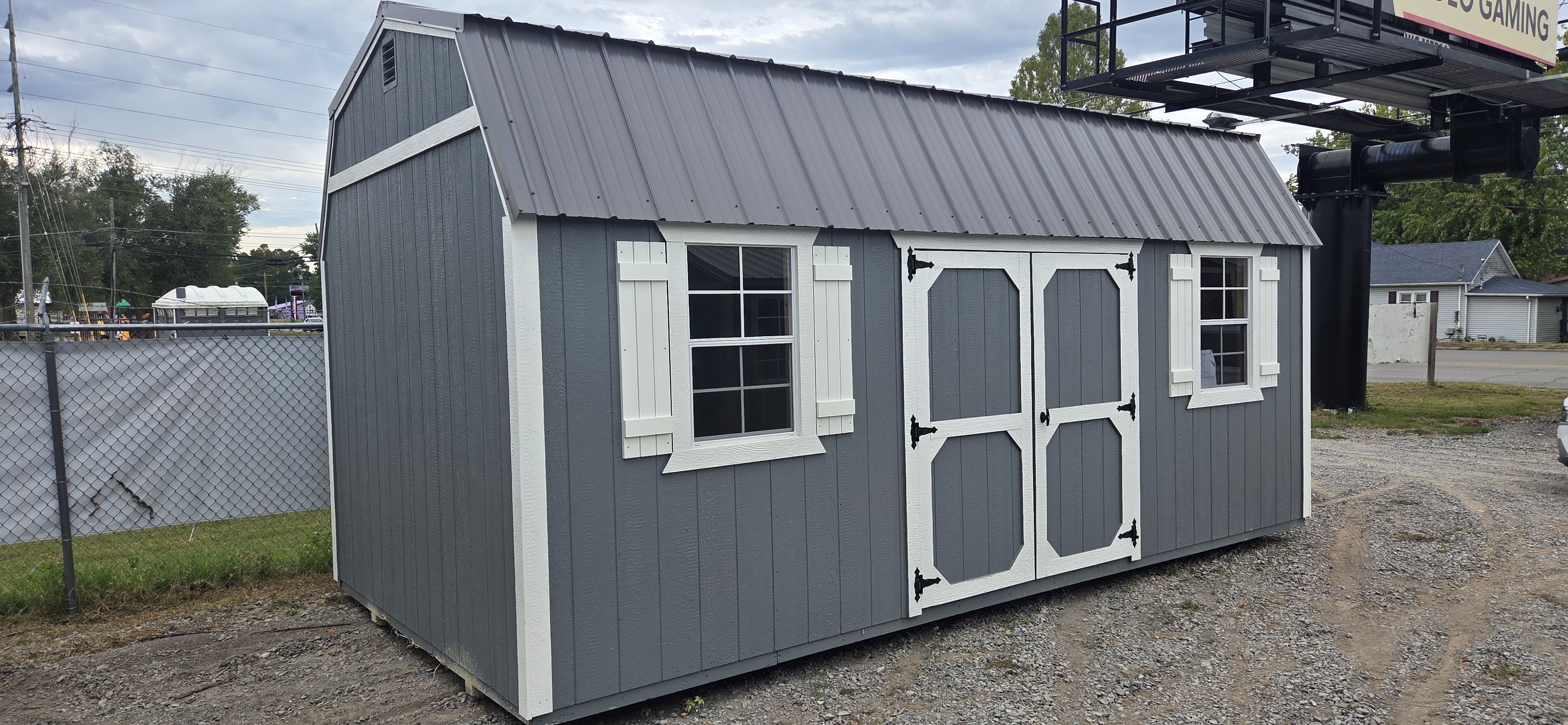 10×20 Side Lofted Barn in Energy, IL
