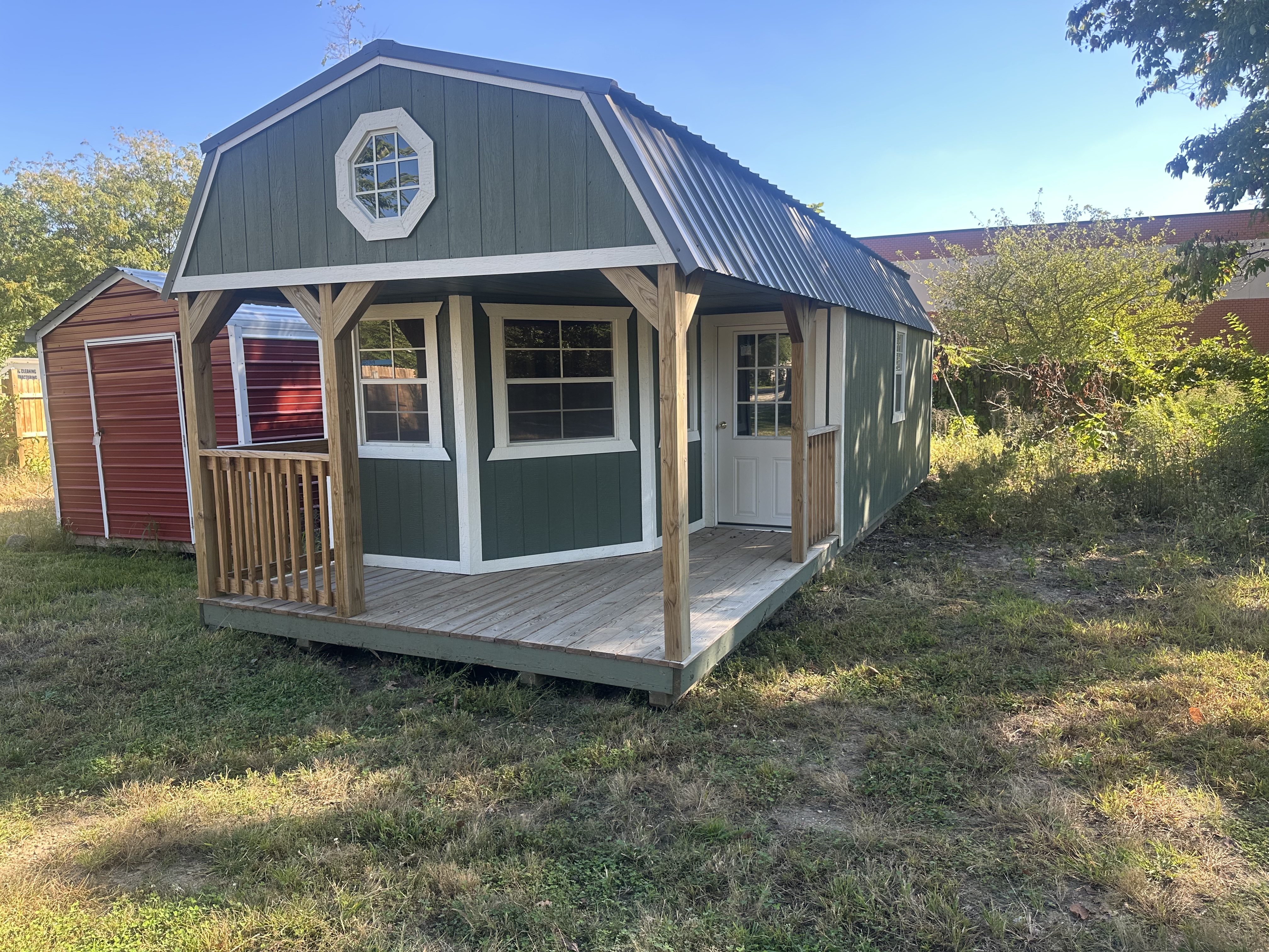 12×32 Deluxe Lofted Barn Cabin in Elkhart #2, IN