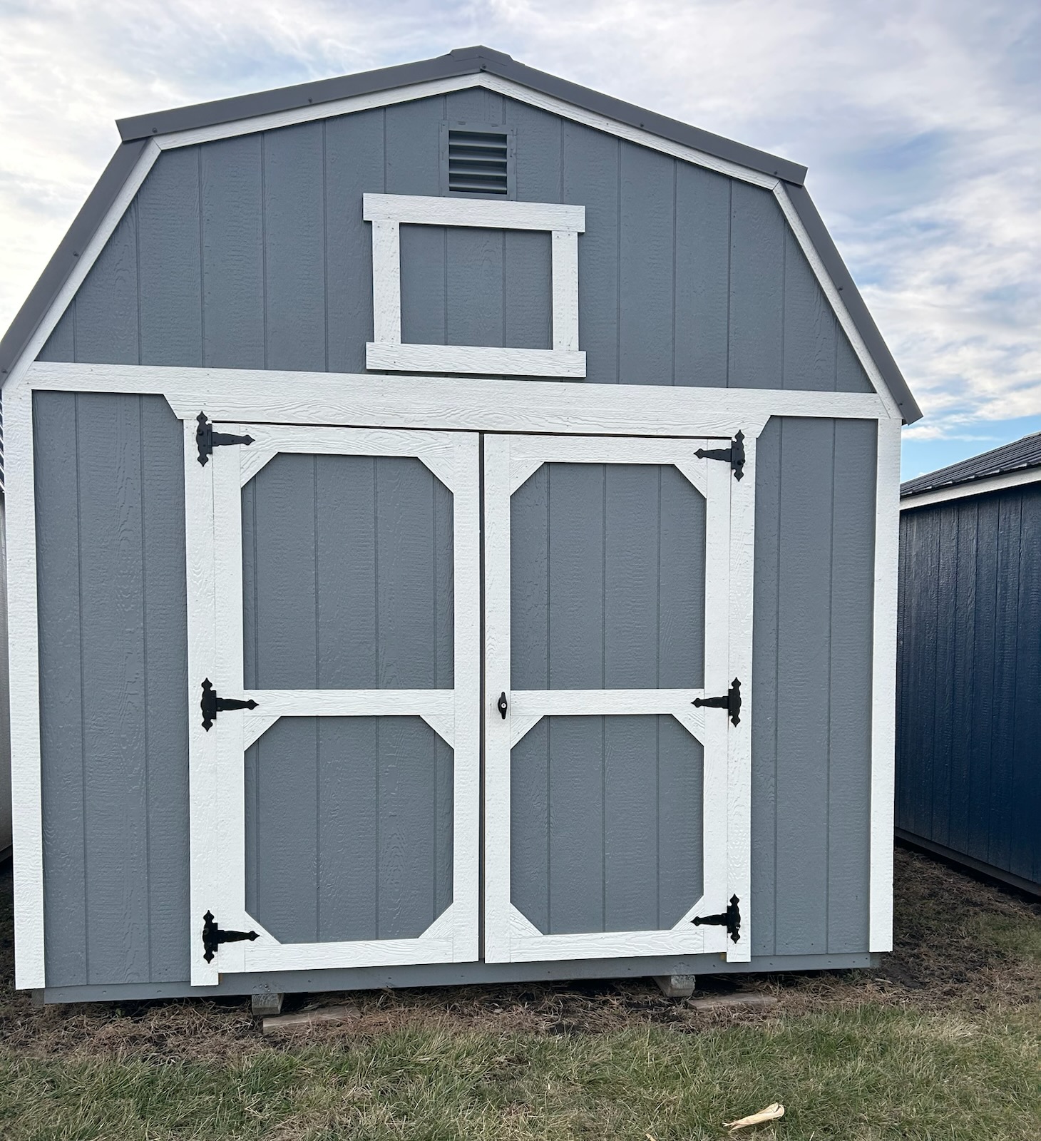 10×20 Side Lofted Barn in Wapella, IL