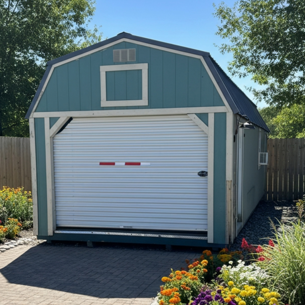 12×32 Lofted Garage in Linton, IN