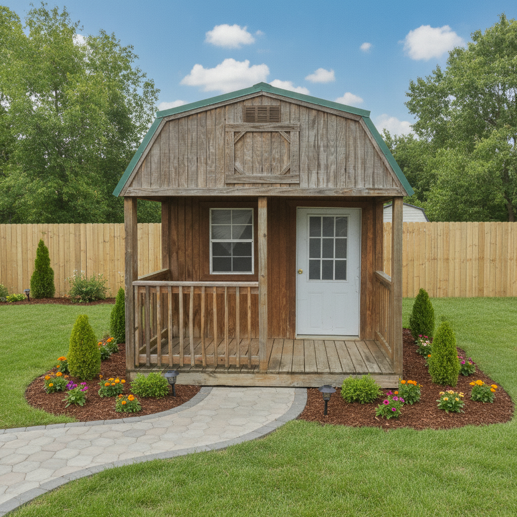 10×18 Lofted Barn Cabin in Fort Wayne #3, IN