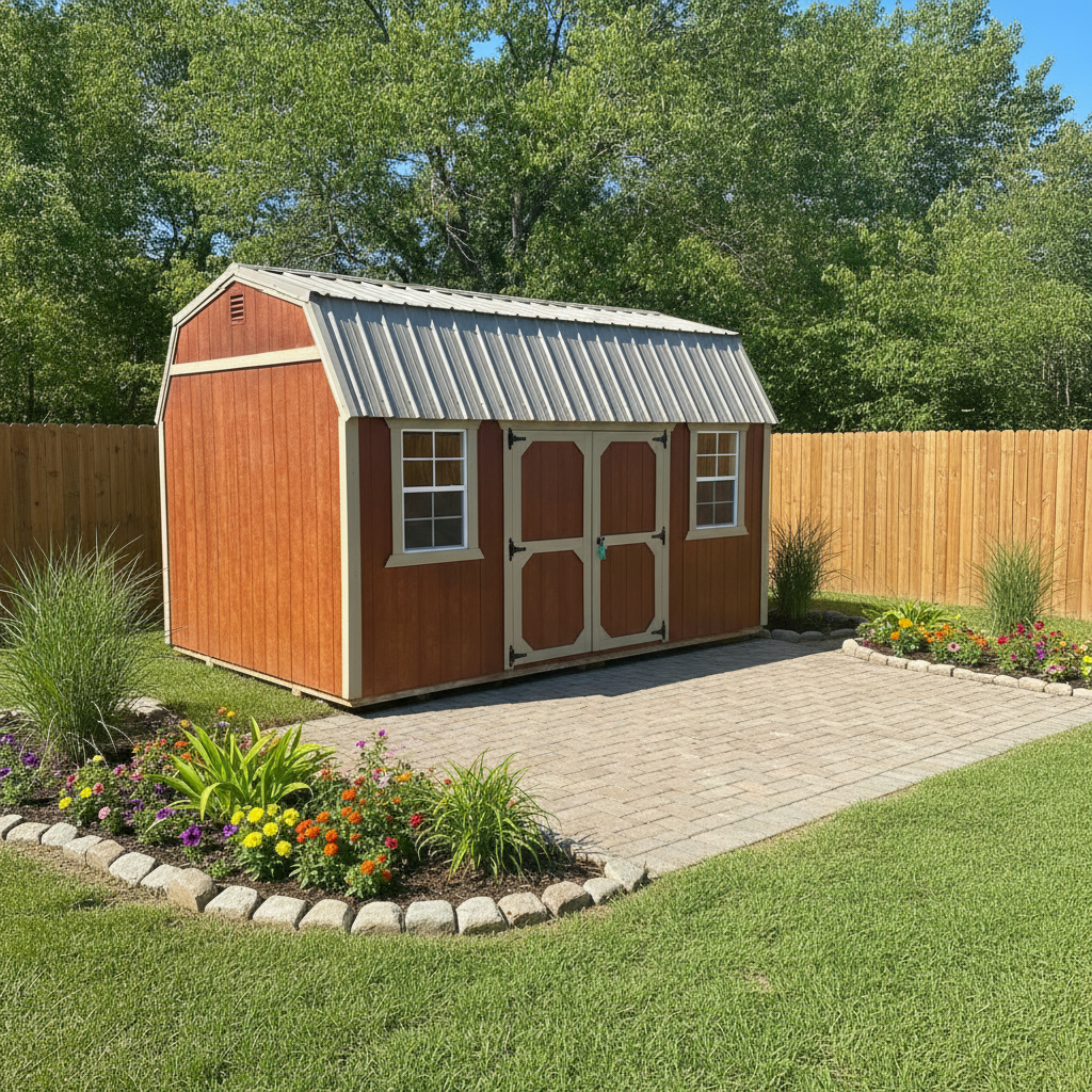 10×16 Side Lofted Barn