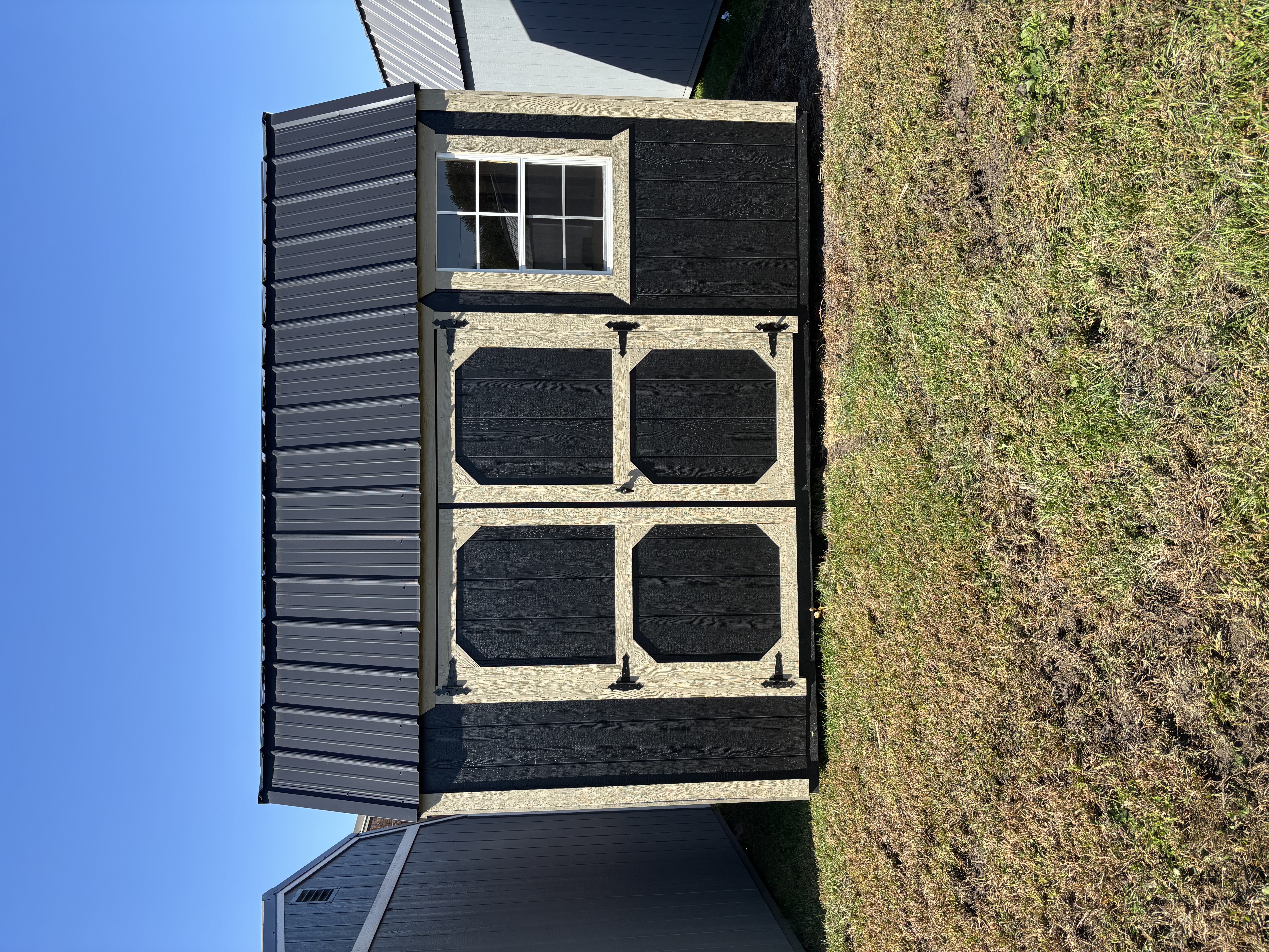 8×12 Side Lofted Barn in Wapella, IL