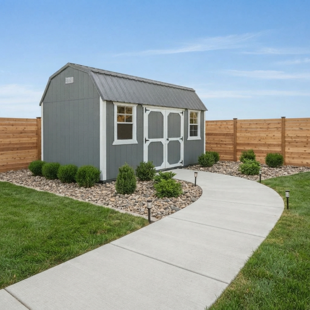 10×16 Side Lofted Barn in LaGrange, IN