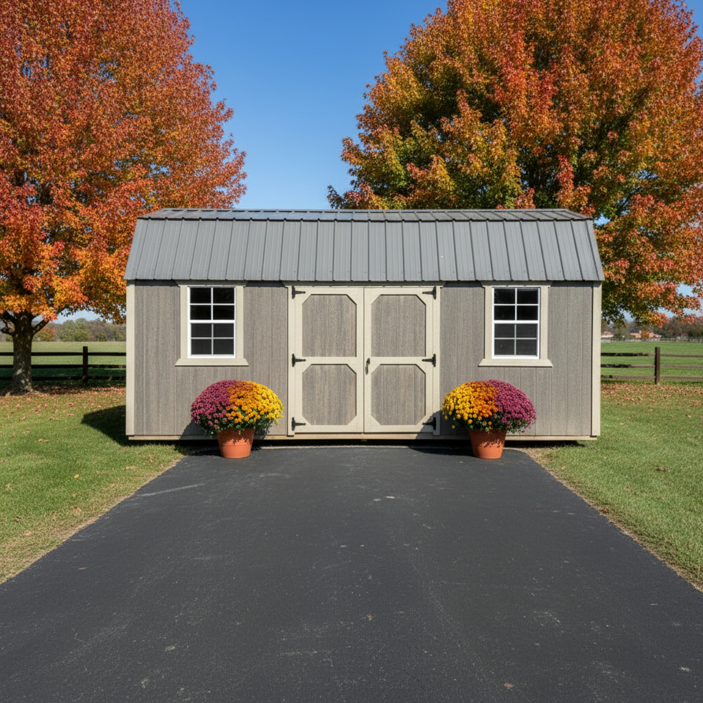 10×20 Side Lofted Barn in Plymouth, IN