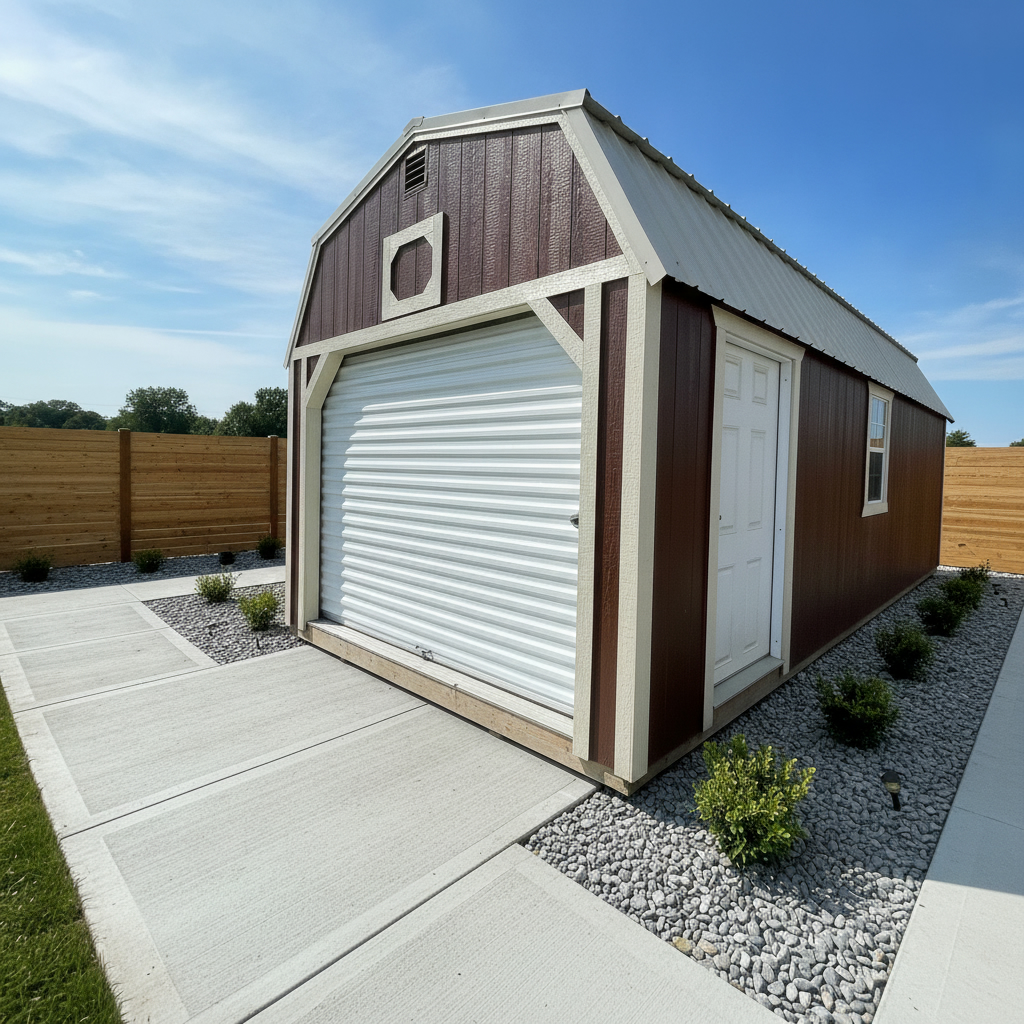 12×24 Lofted Garage