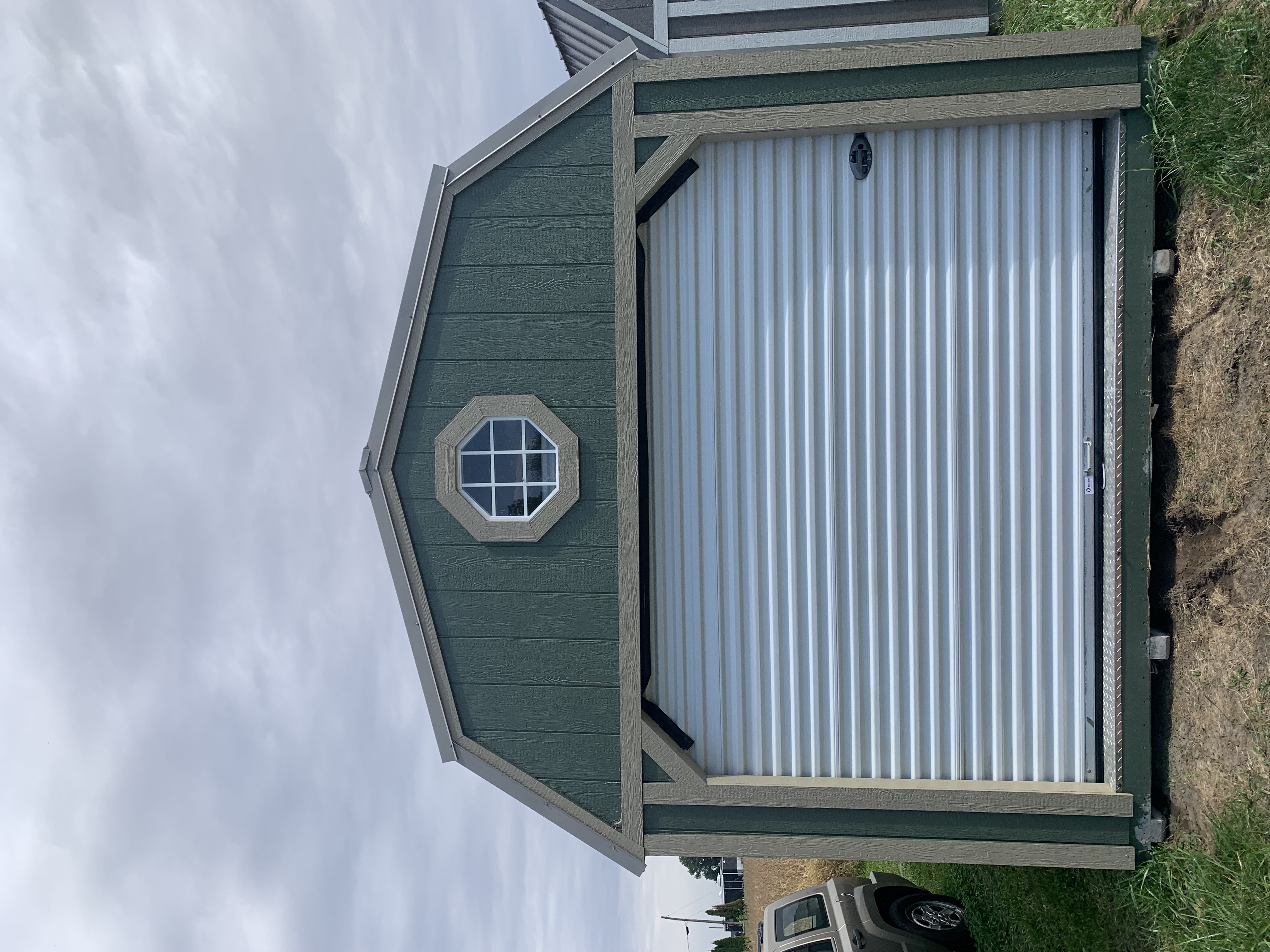 12×32 Lofted Garage in Romney, IN