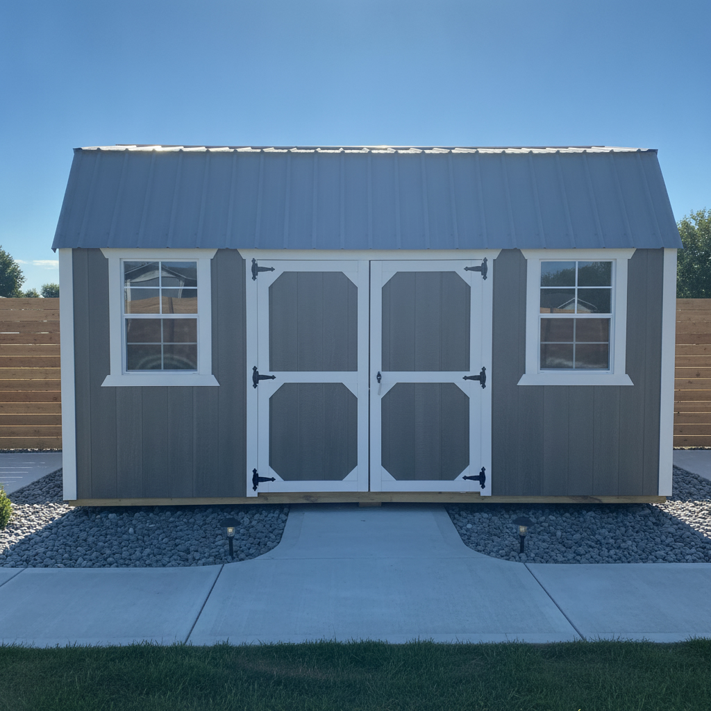 10×16 Side Lofted Barn in Fort Wayne #3, IN