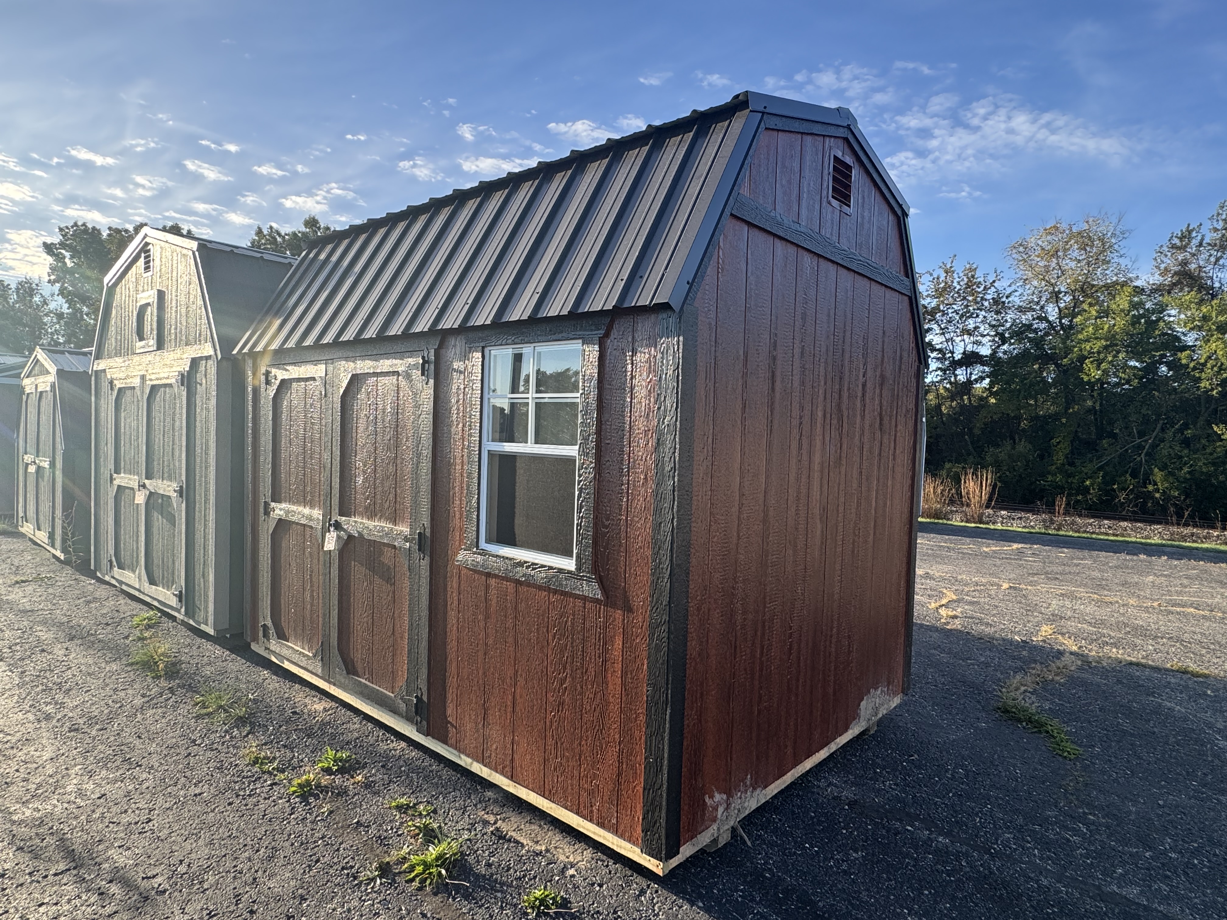 8×12 Side Lofted Barn in Warsaw, IN