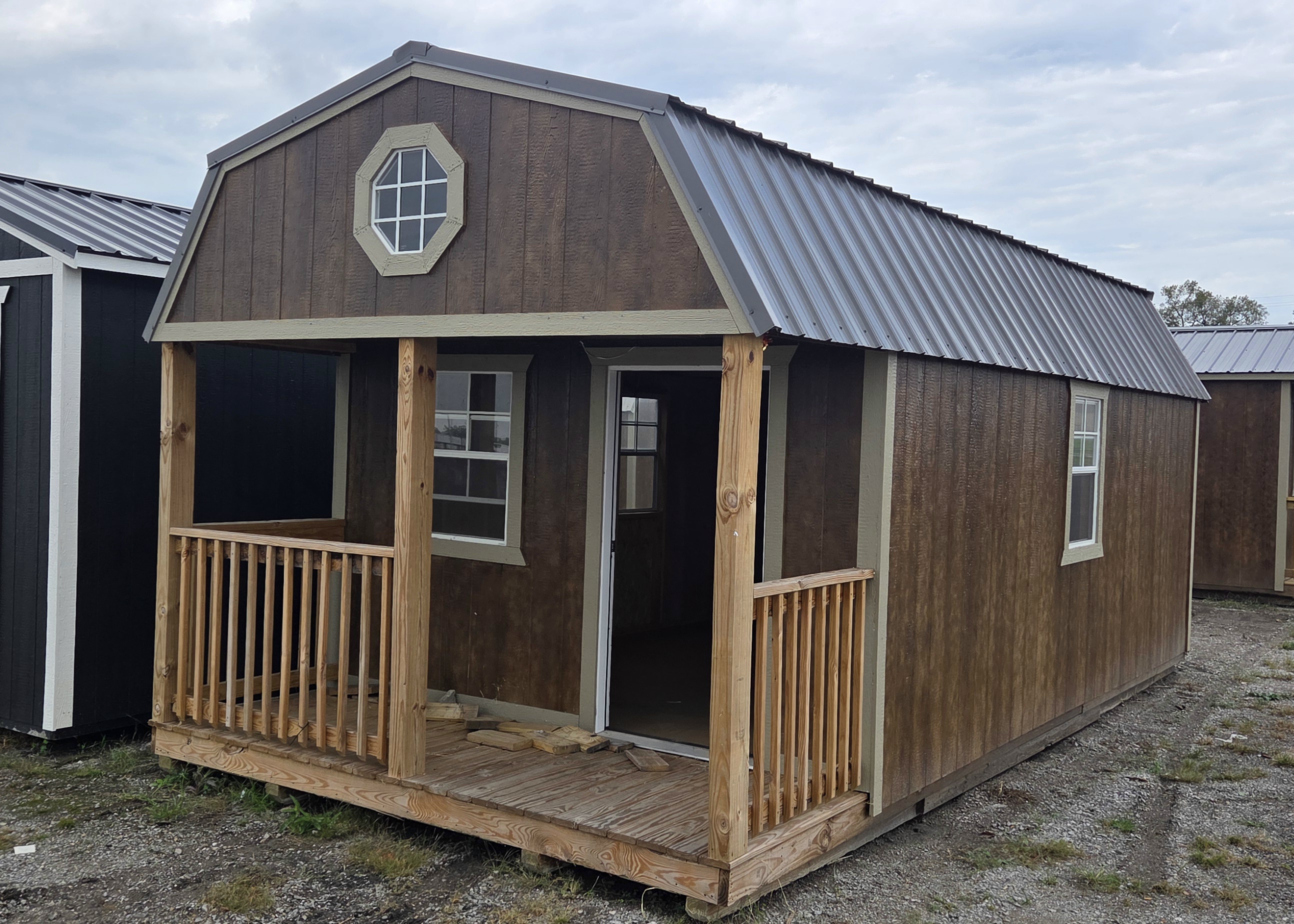 12×24 Lofted Barn Cabin in Harrisburg #2, IL