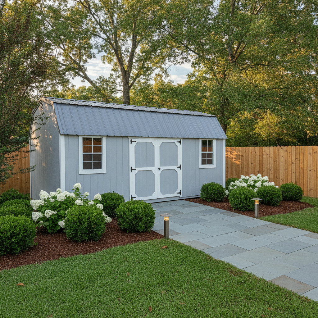 10x20 Side Lofted Barn for sale near Jacksonville, AL