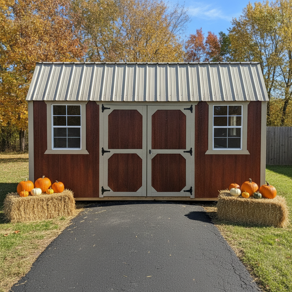 10×16 Side Lofted Barn in Plymouth, IN