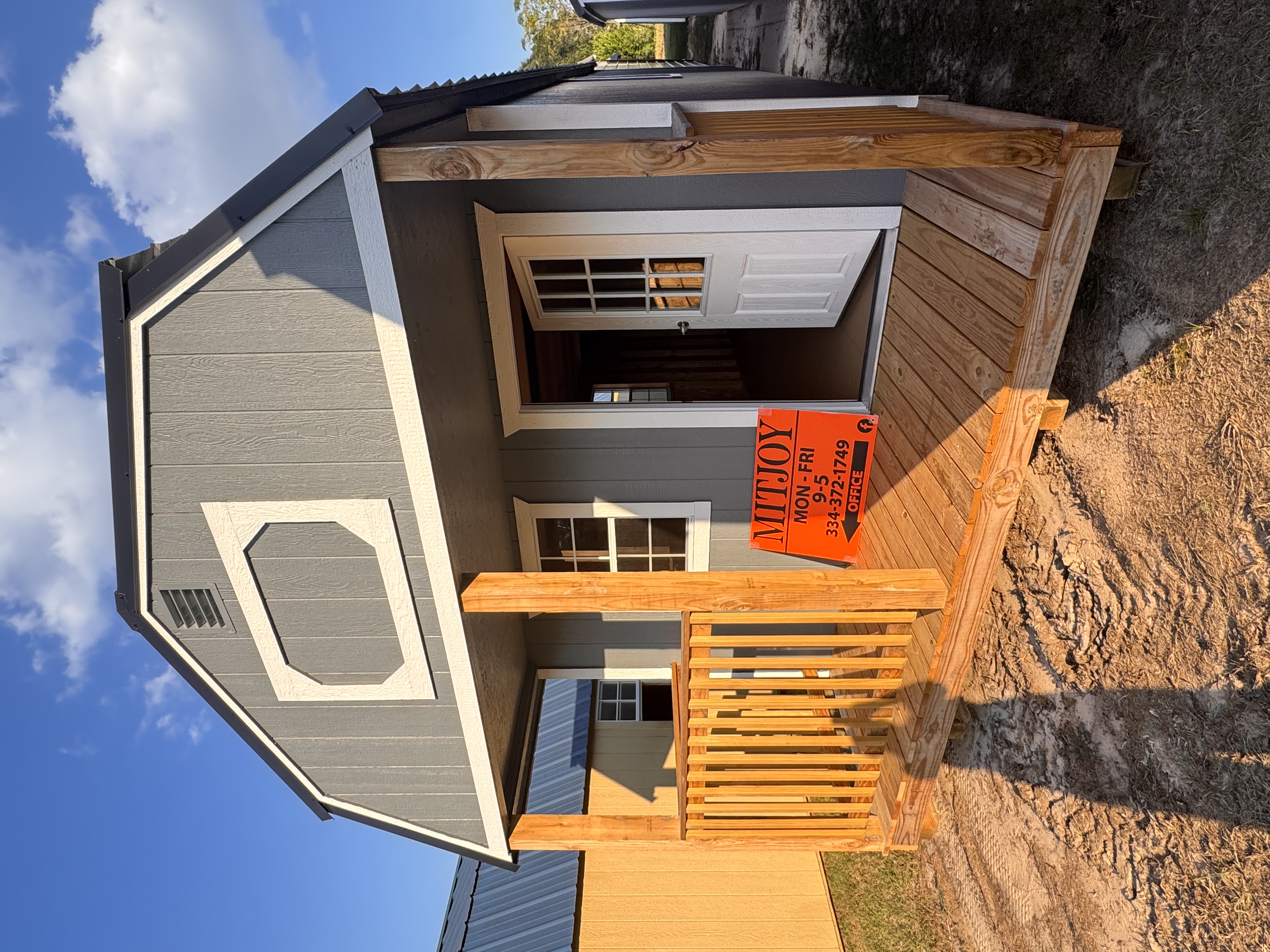 12 x 32 Lofted Barn Cabin at Troy, AL-Rio C. Thomley in Troy, AL