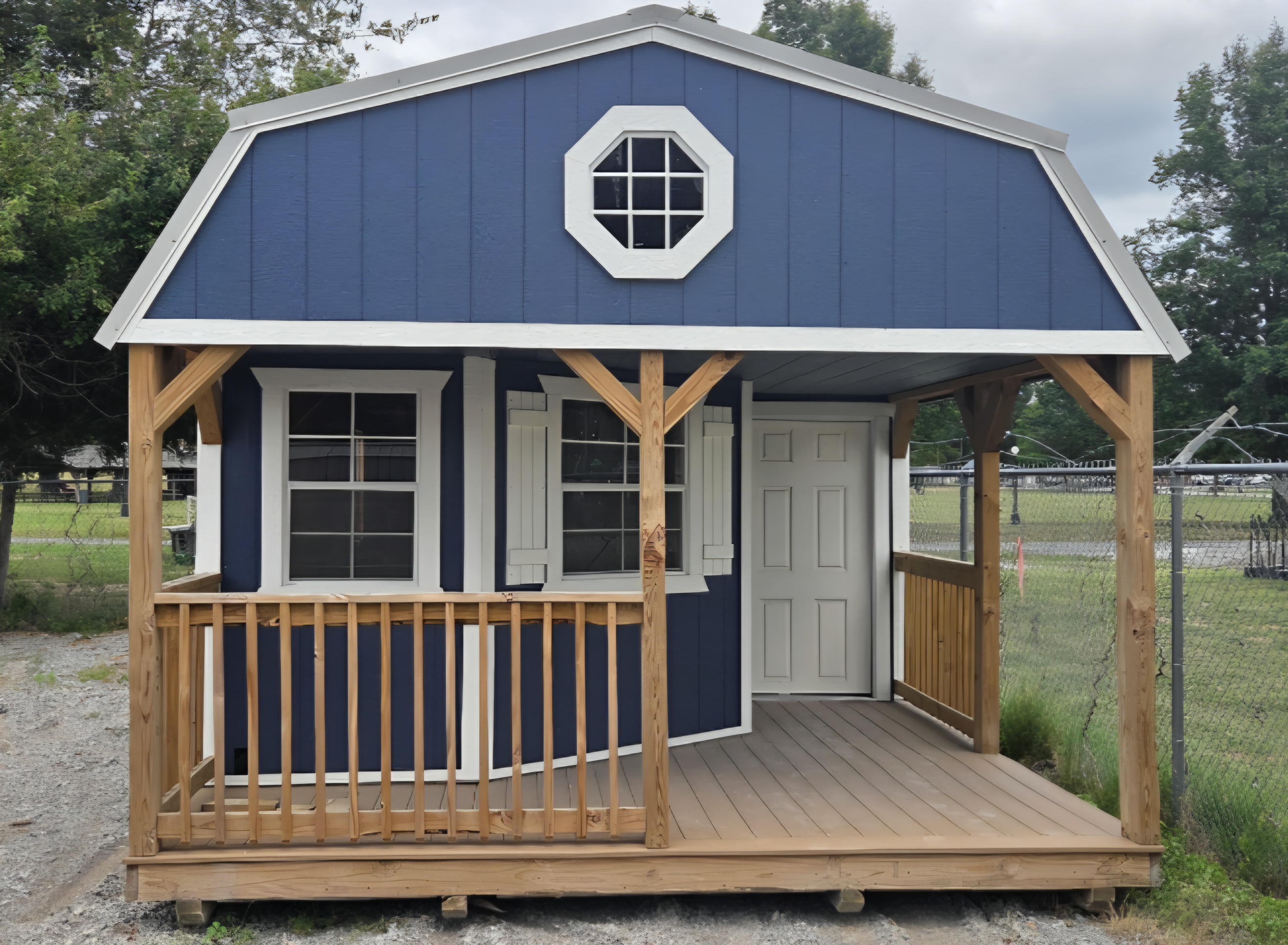 14x40 Deluxe Lofted Barn Cabin for sale near Boody, IL - photo 2