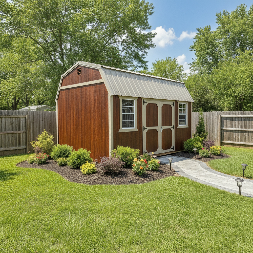 10×16 Side Lofted Barn in Elkhart #2, IN
