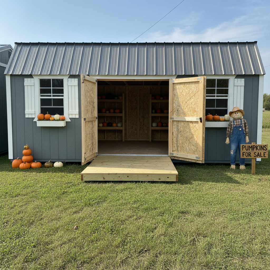 10×20 Side Lofted Barn