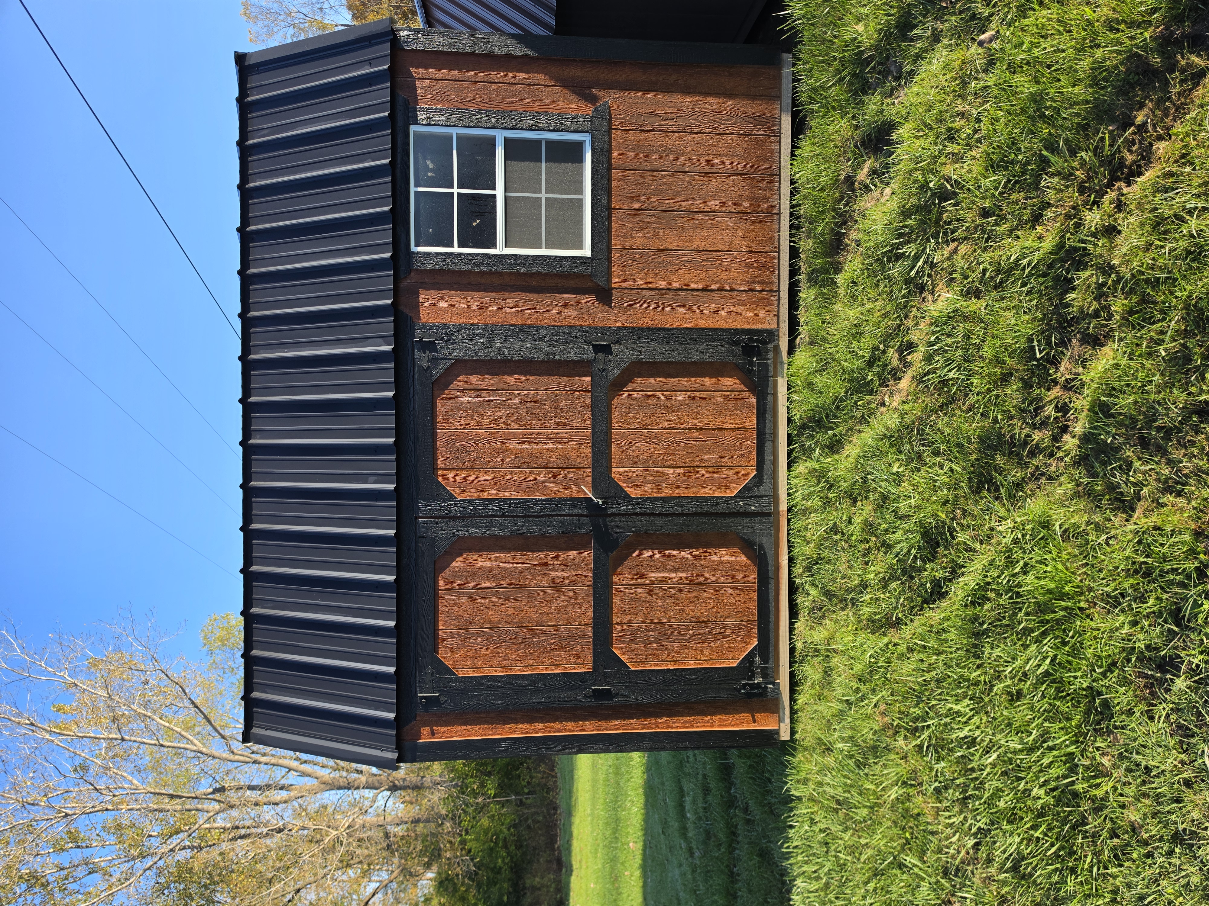 8×12 Side Lofted Barn in Jackson, MI