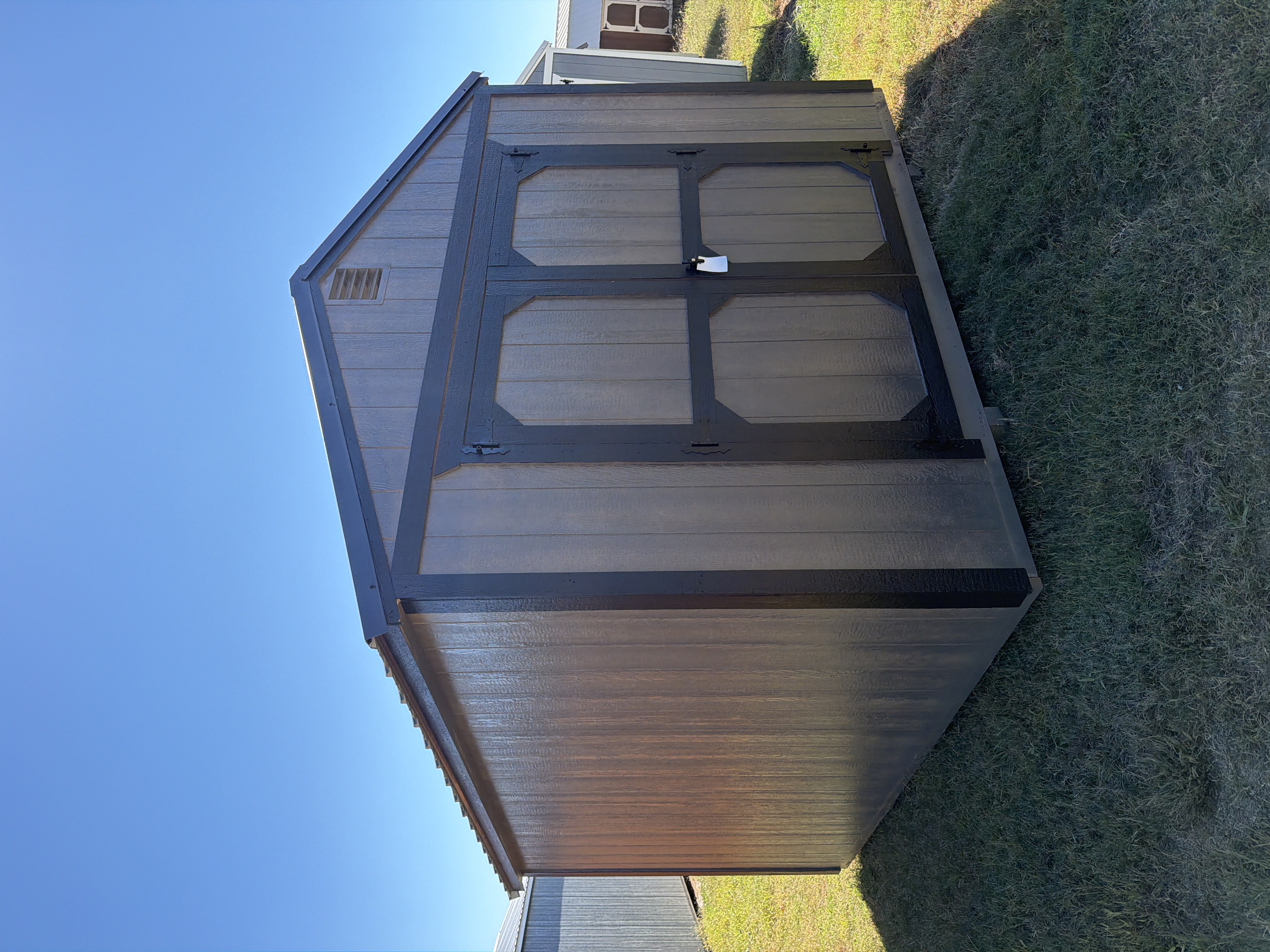 10 x 12 Utility Shed at Danville, AL-TopNotchBuilding-N. Robbins in Danville, AL