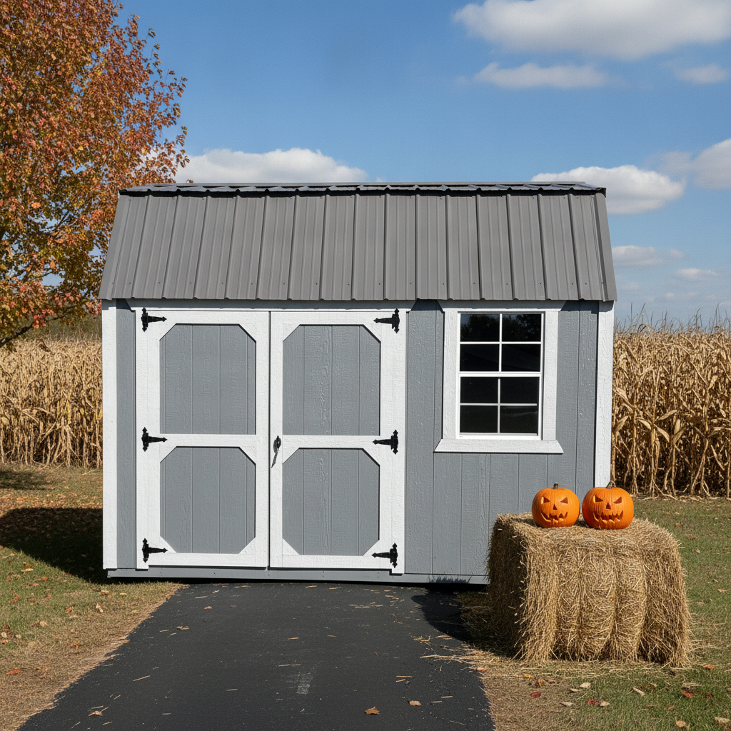 8×12 Side Lofted Barn in Plymouth, IN