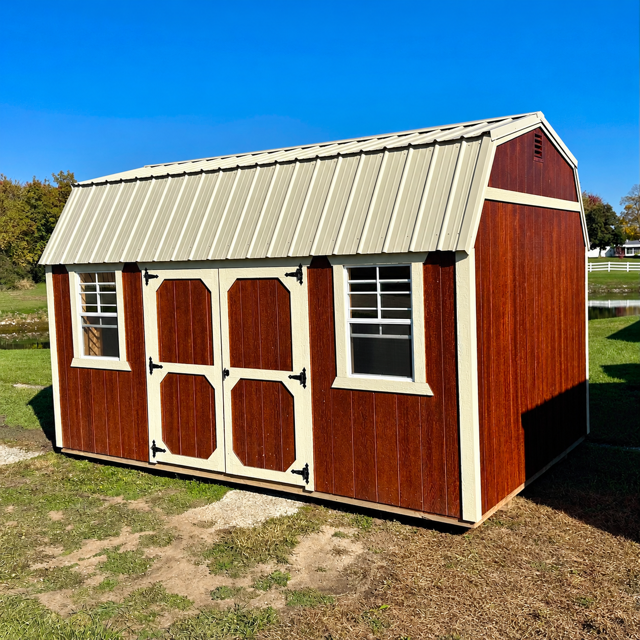 10×16 Side Lofted Barn in Fremont, IN