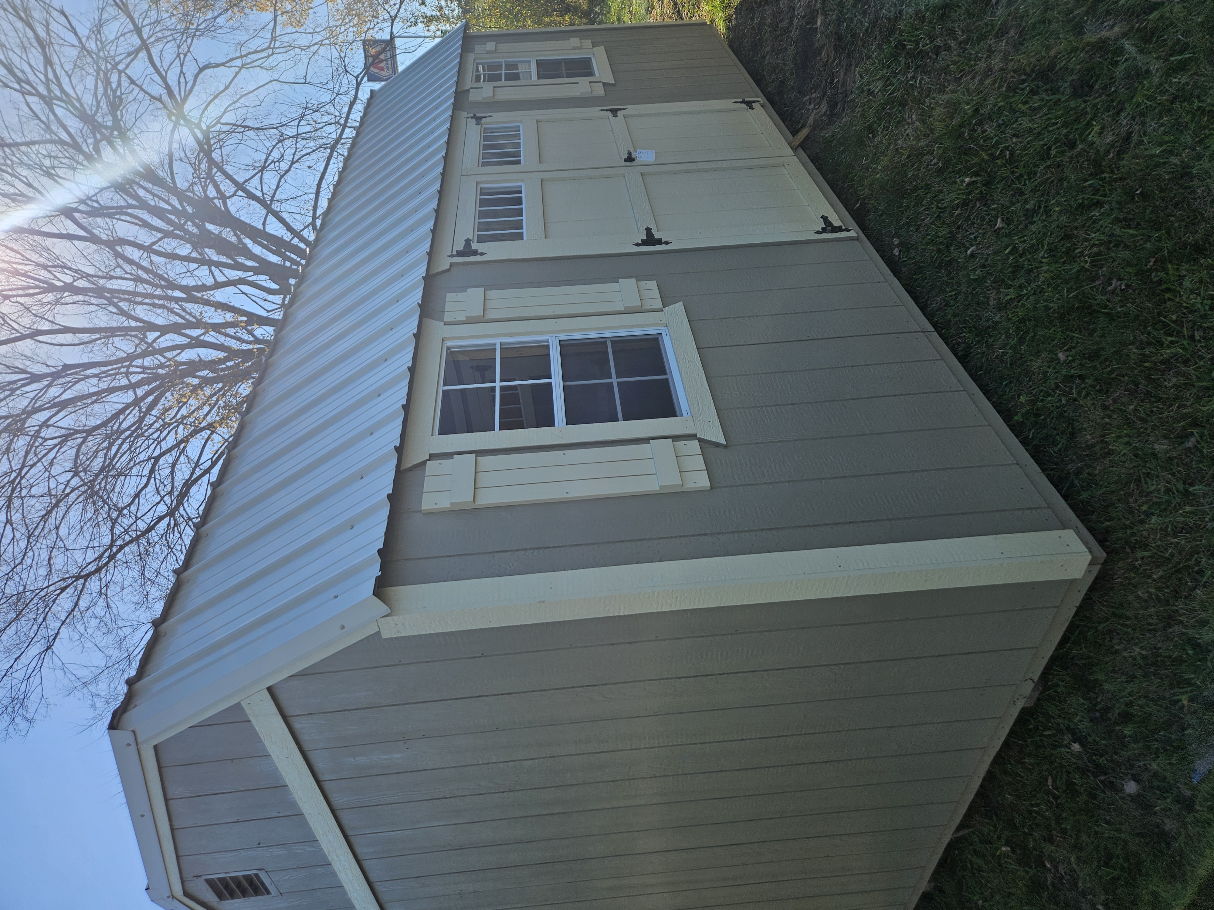 10×20 Side Lofted Barn in Martin, MI